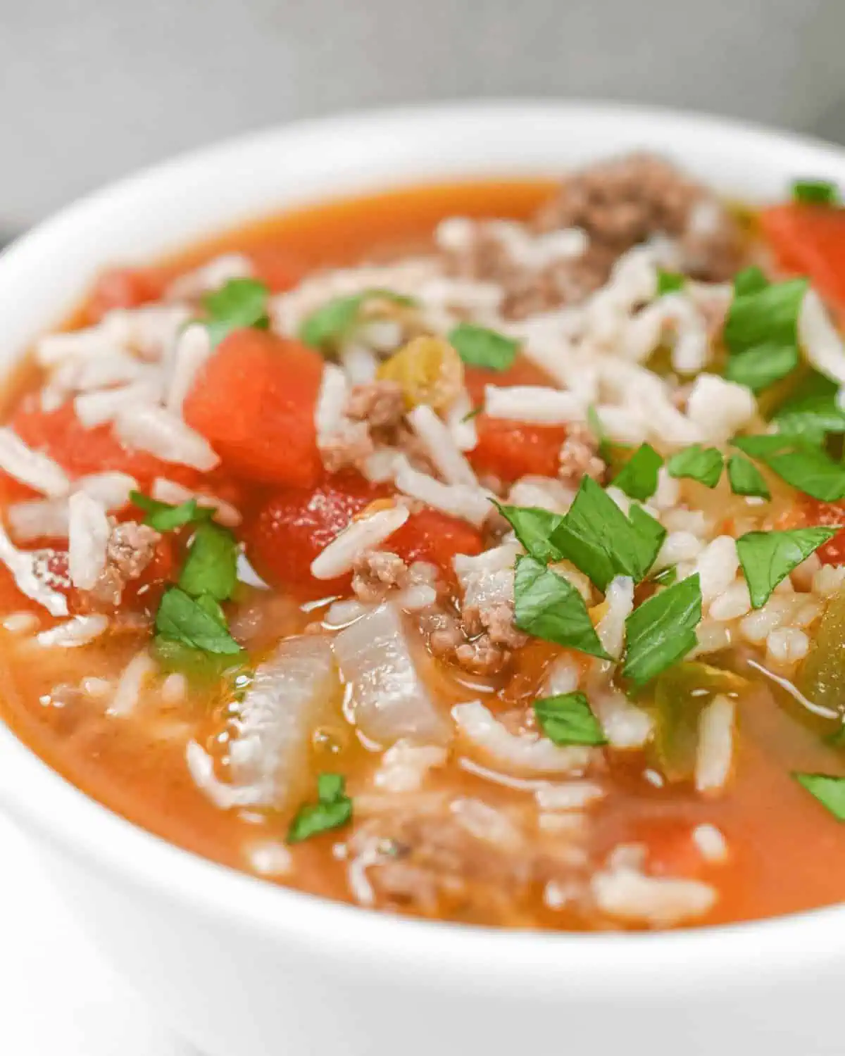 Unstuffed Pepper Soup