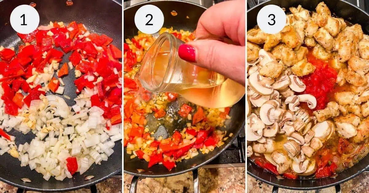 Easy Chicken Cacciatore