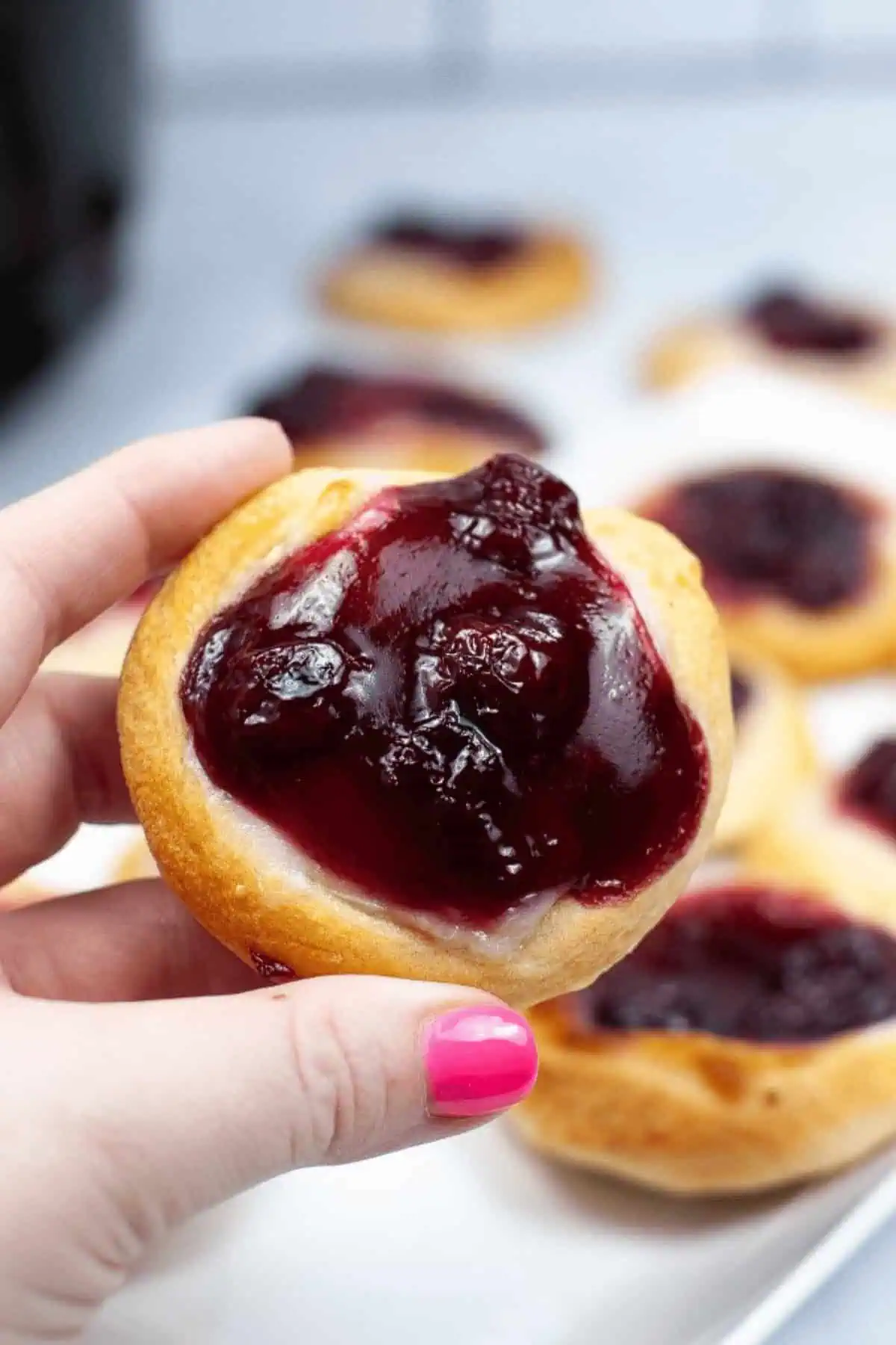 Air Fryer Cherry Danish