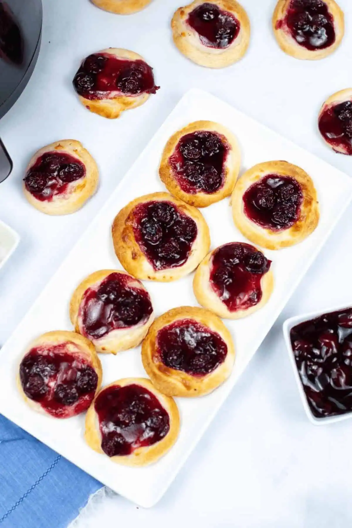 Air Fryer Cherry Danish