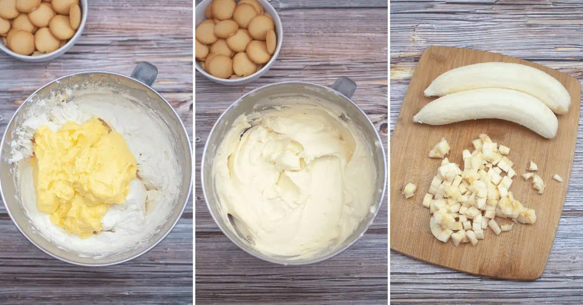 No Bake Banana Cheesecake