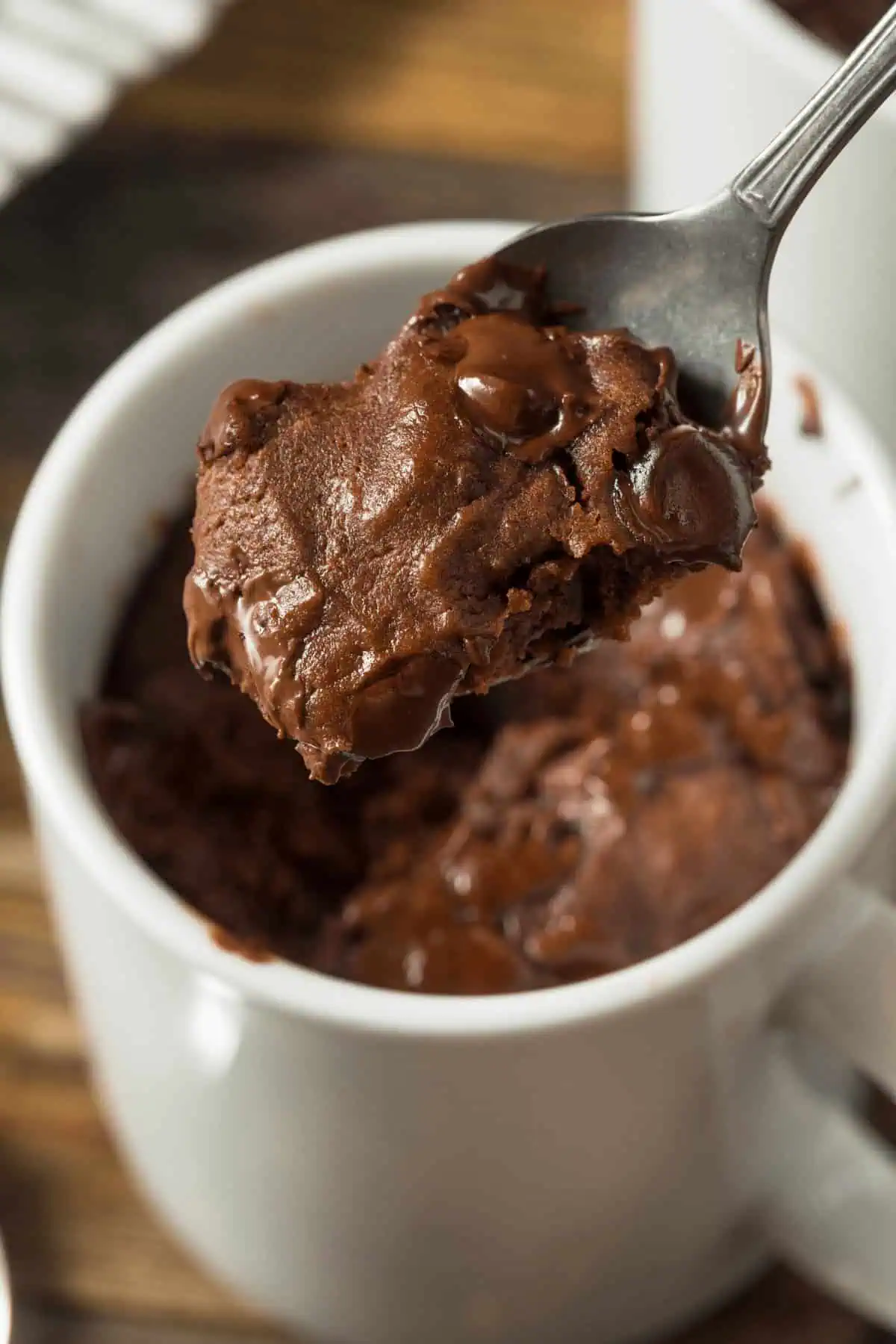 Triple Chocolate Chip Mug Cake
