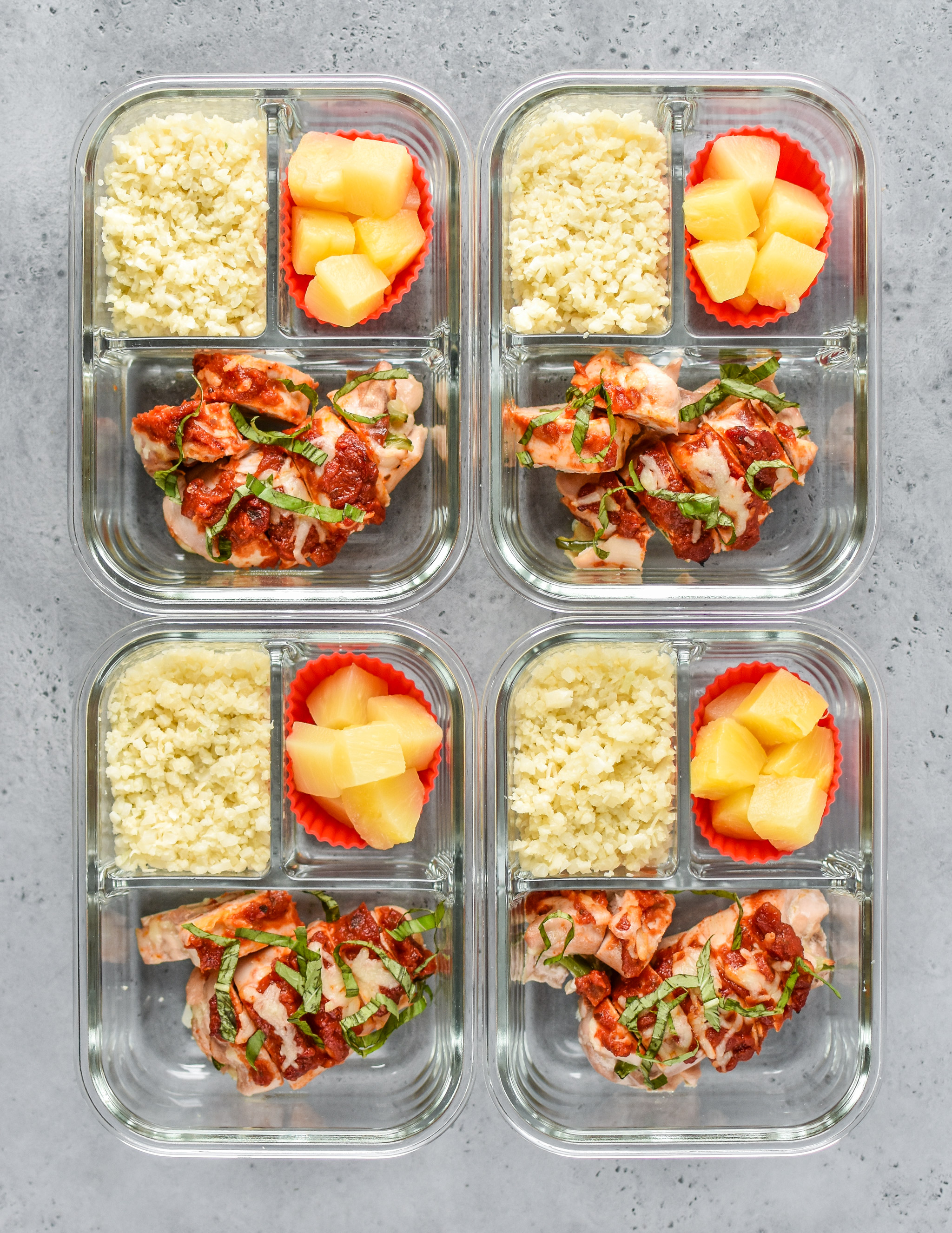 Pizza Chicken Roll Ups Meal Prep