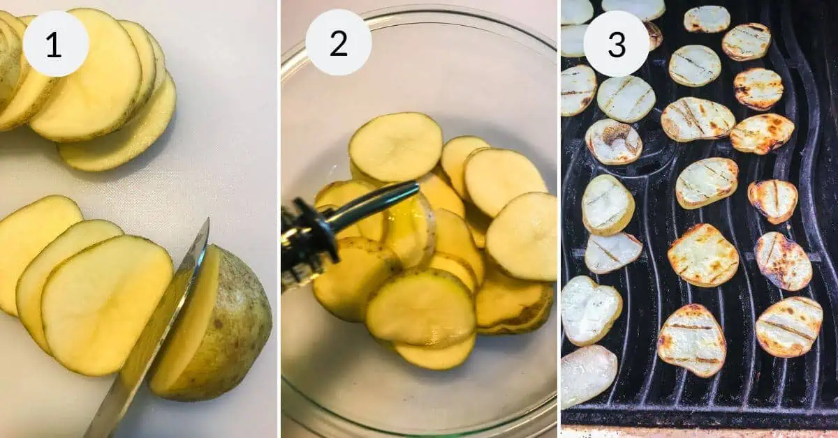 Grilled Warm Potato Salad