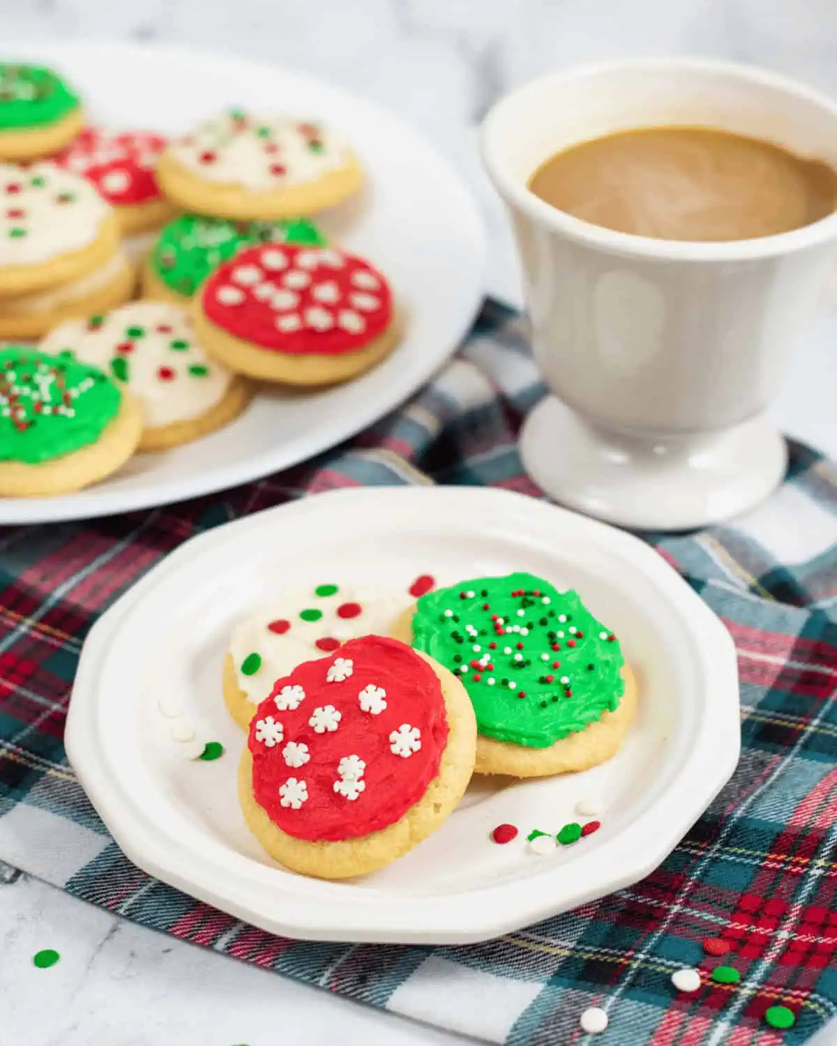 Soft Frosted Sugar Cookies