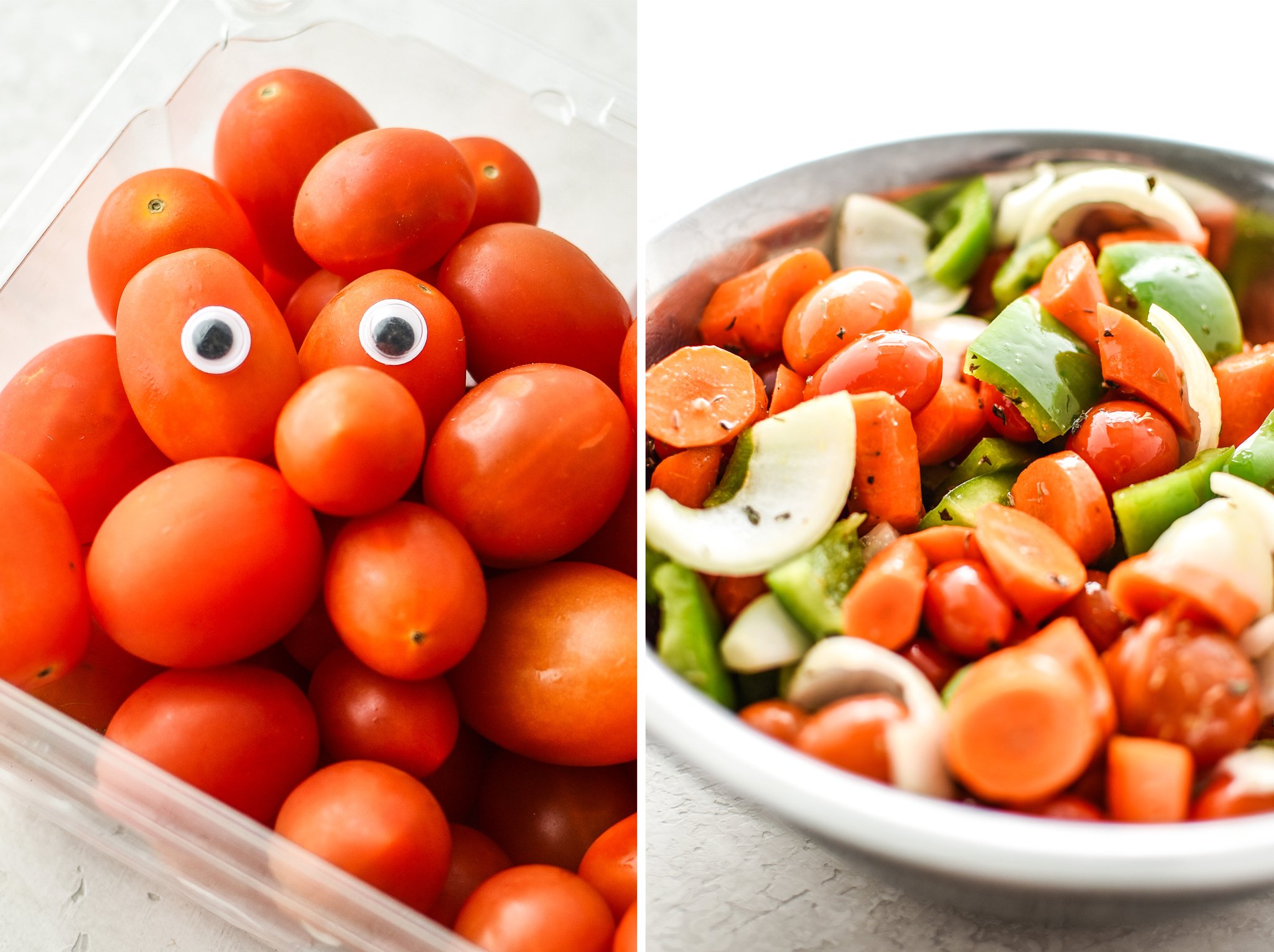 Meal Prep Italian Seasoned Chicken with Roasted Vegetables