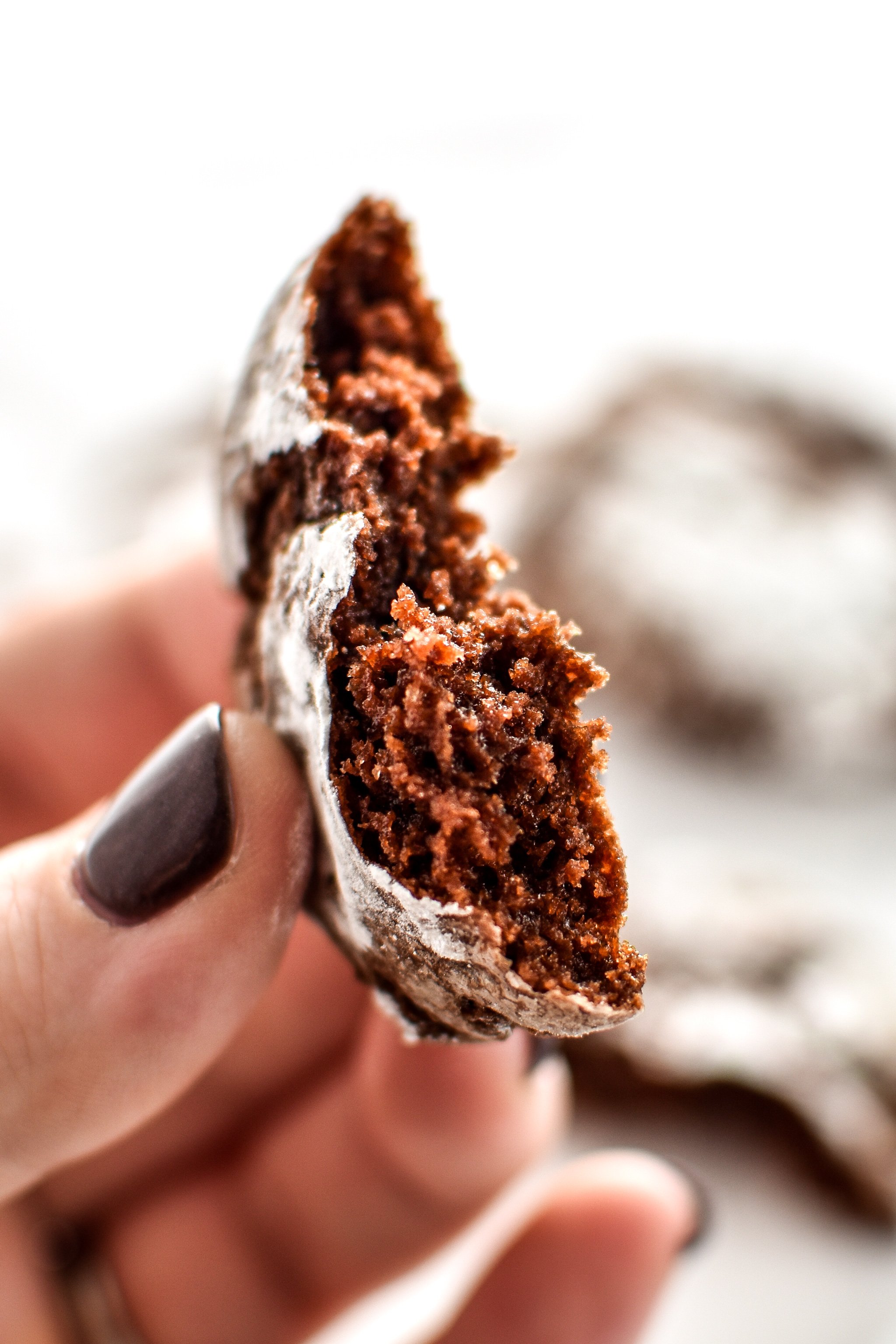 Classic Chewy Chocolate Crinkle Cookies