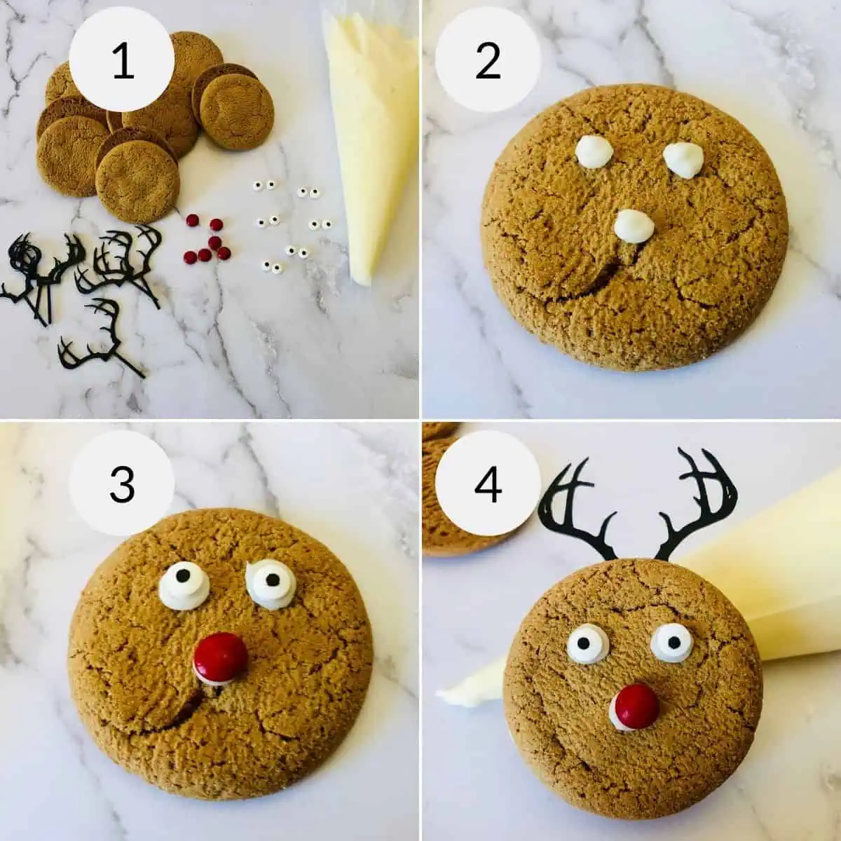 Gingerbread Reindeer Cookies