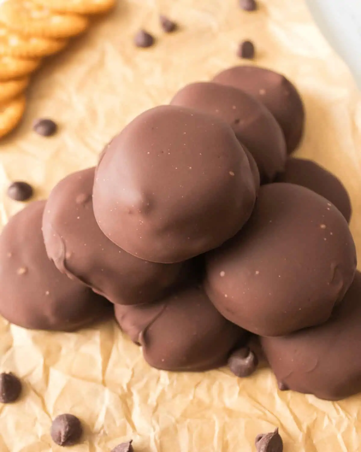 Copycat Girl Scout Peanut Butter Patties (Tagalongs)