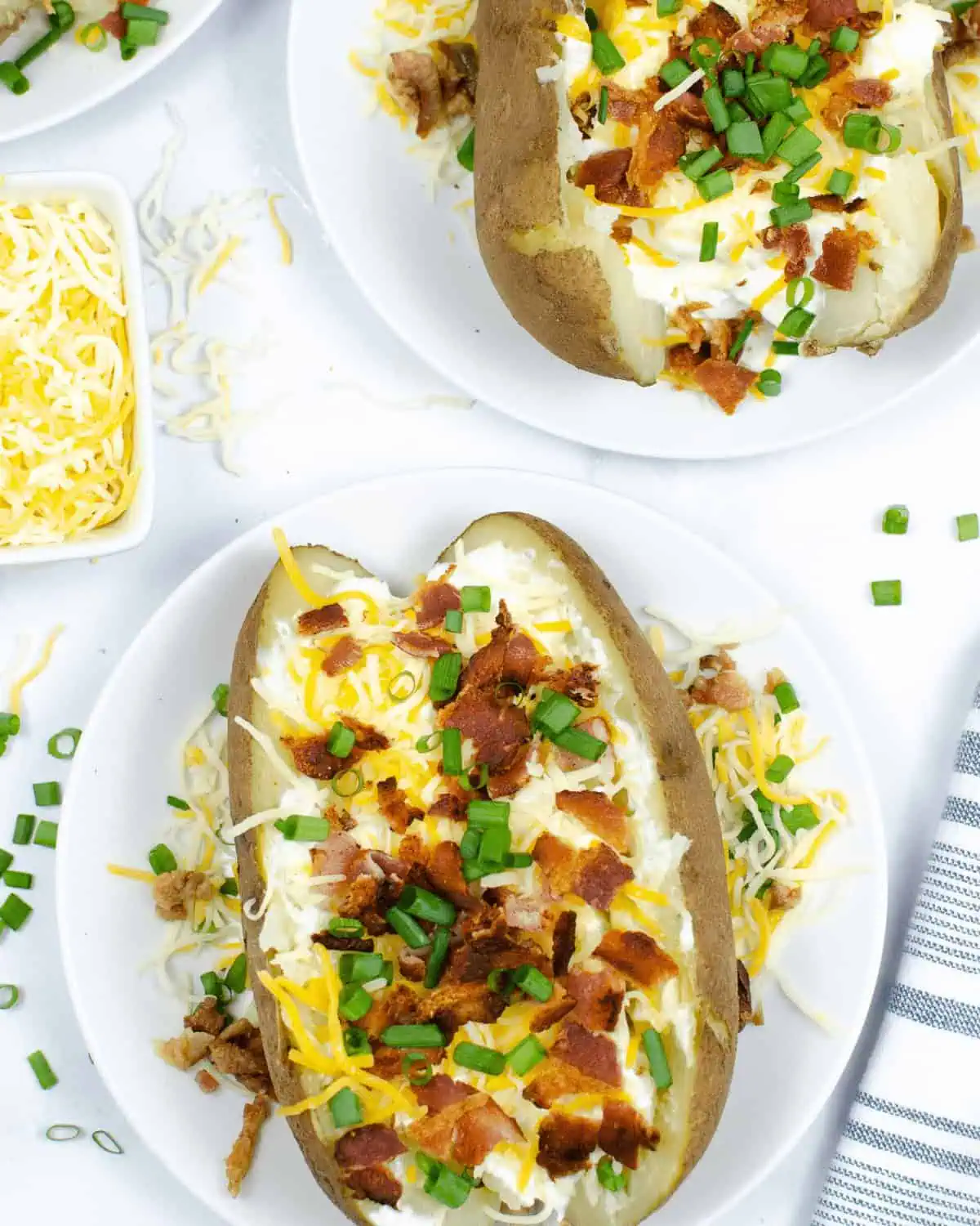Loaded Instant Pot Steam Potatoes