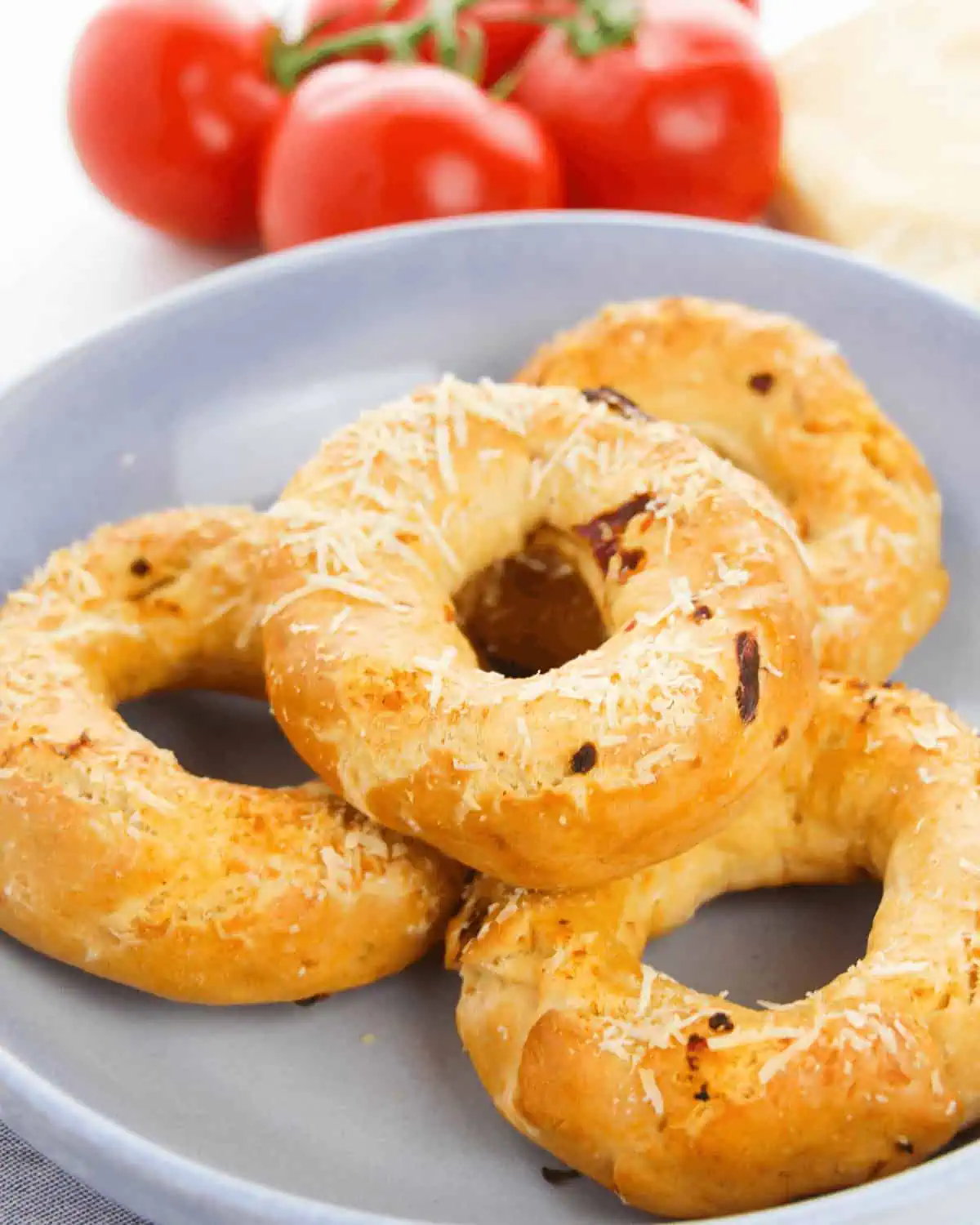 Asiago Cheese Bagel with Sundried Tomatoes