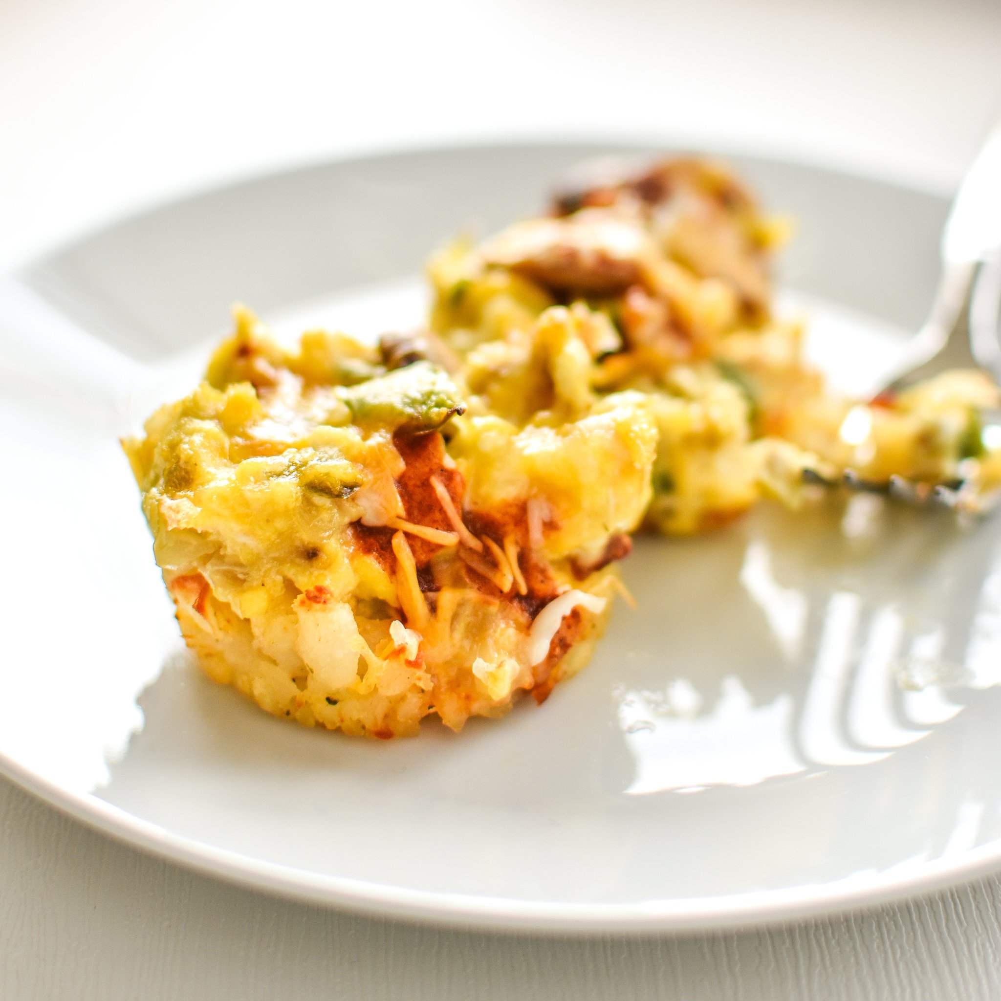 Southwest Muffin Tin Hash Brown Egg Cups