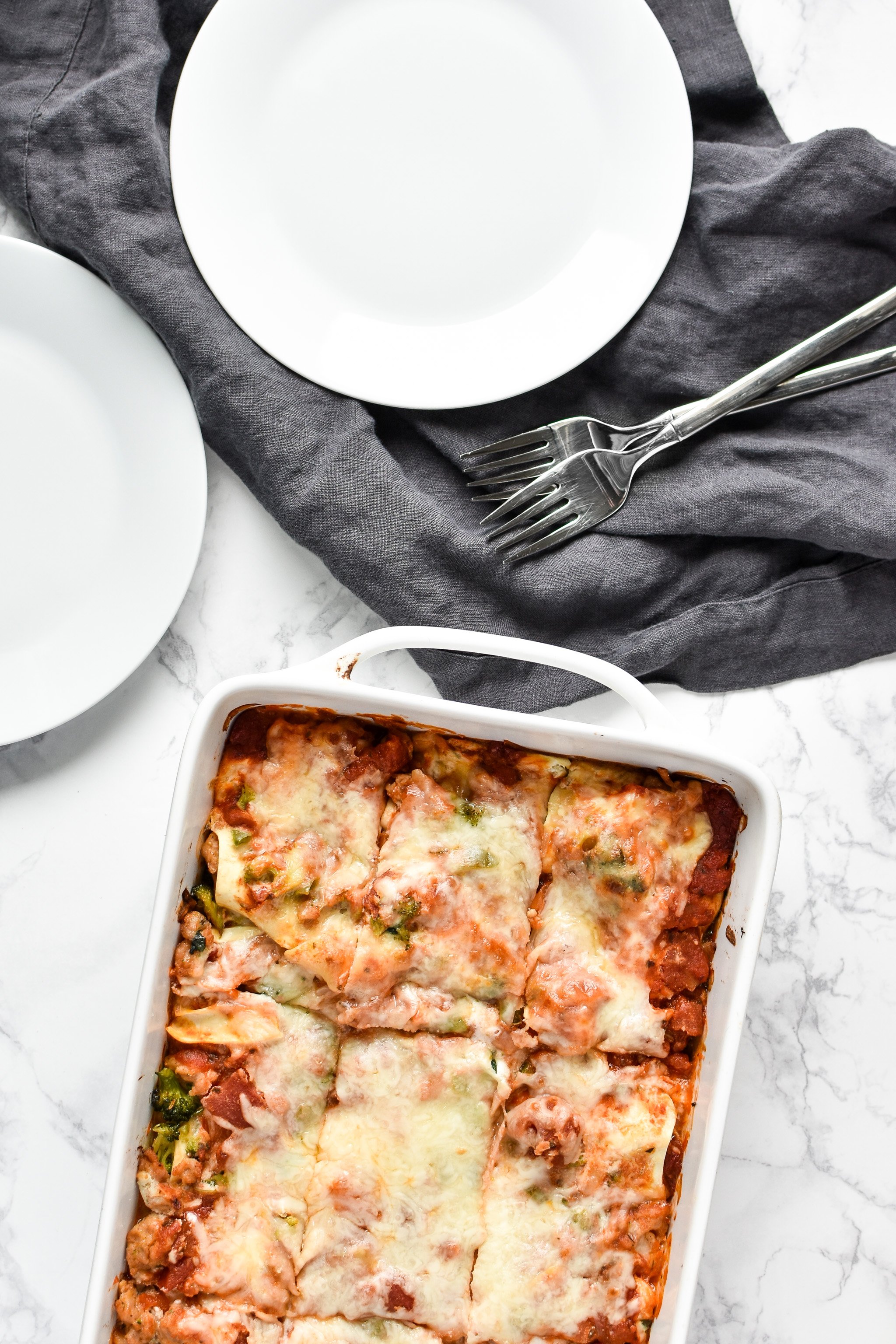 Leftover Vegetable Italian Chicken Lasagna Recipe