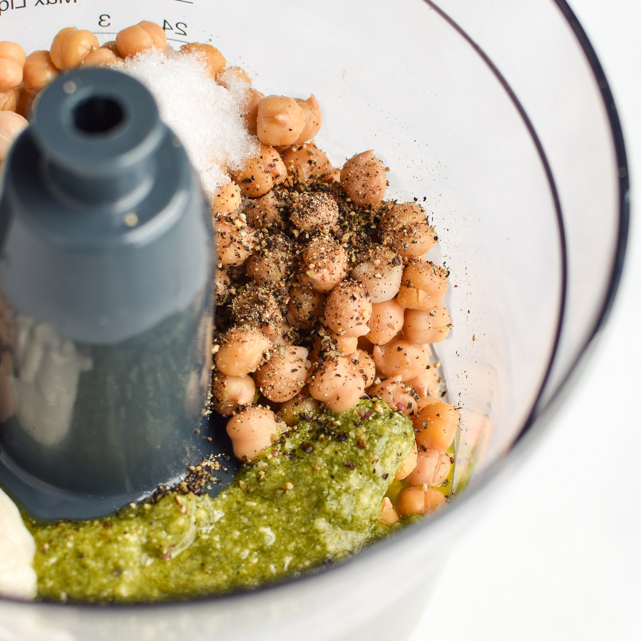 Snack Prep: Veggie Sticks with Easy Pesto Hummus