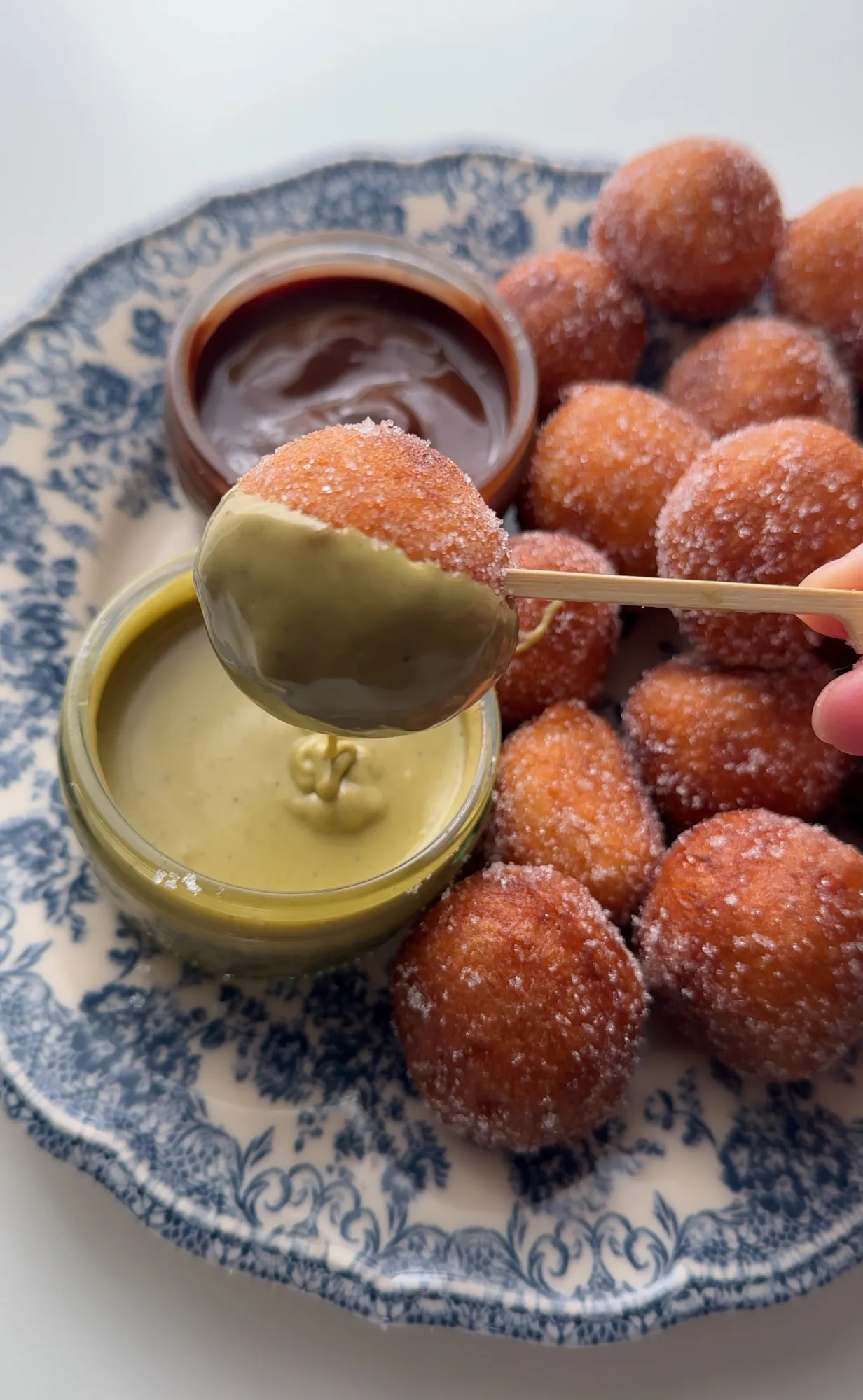 Quarkbällchen Donut Bites