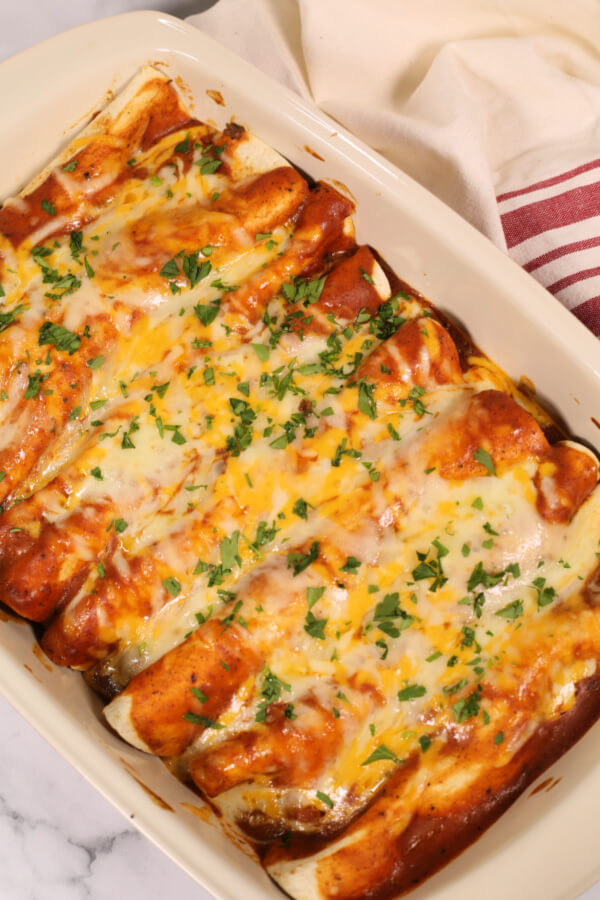 The Best Ground Beef Enchiladas