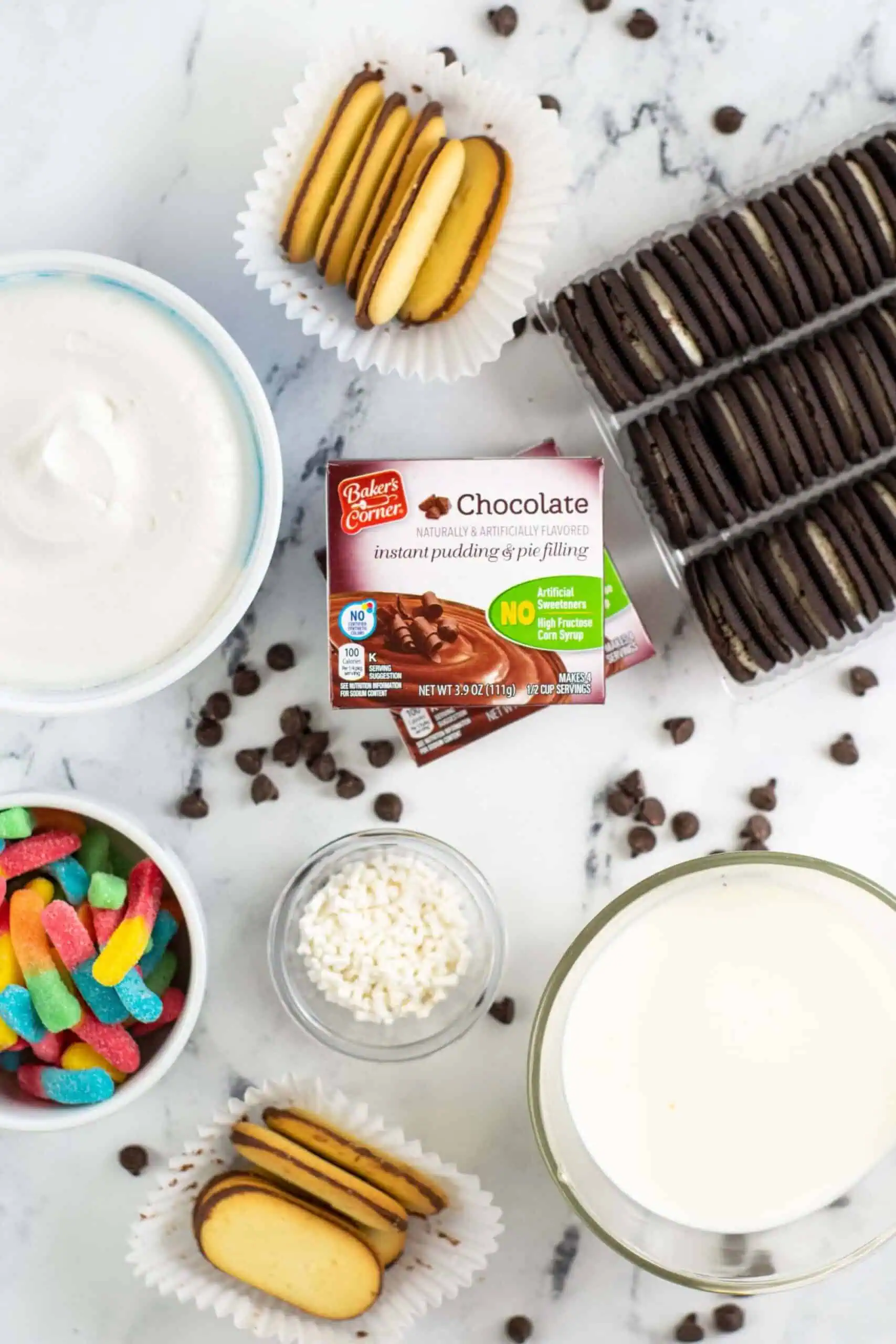 Halloween Dirt Pudding Cups