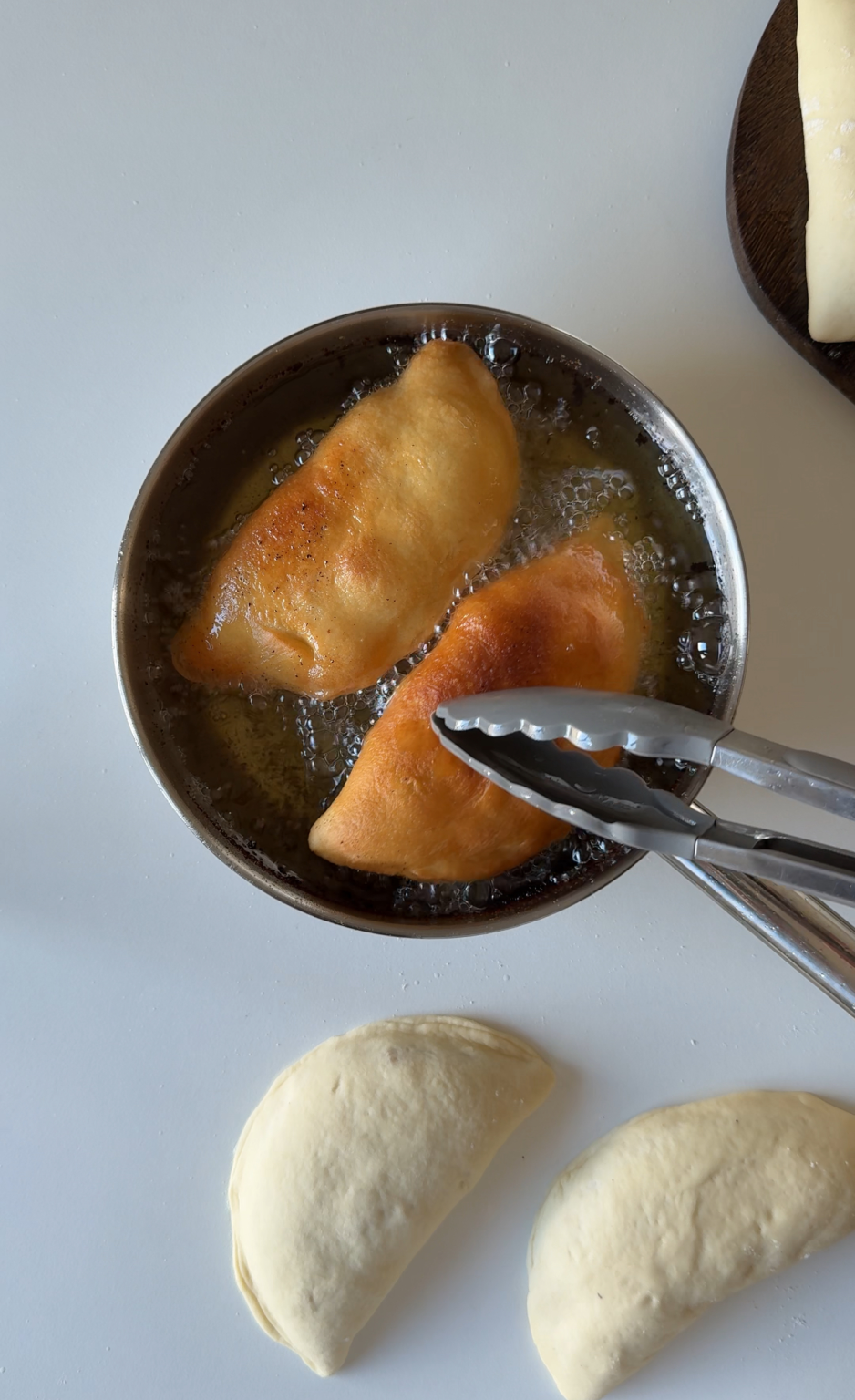 Fried Chicken Buns with Cheese