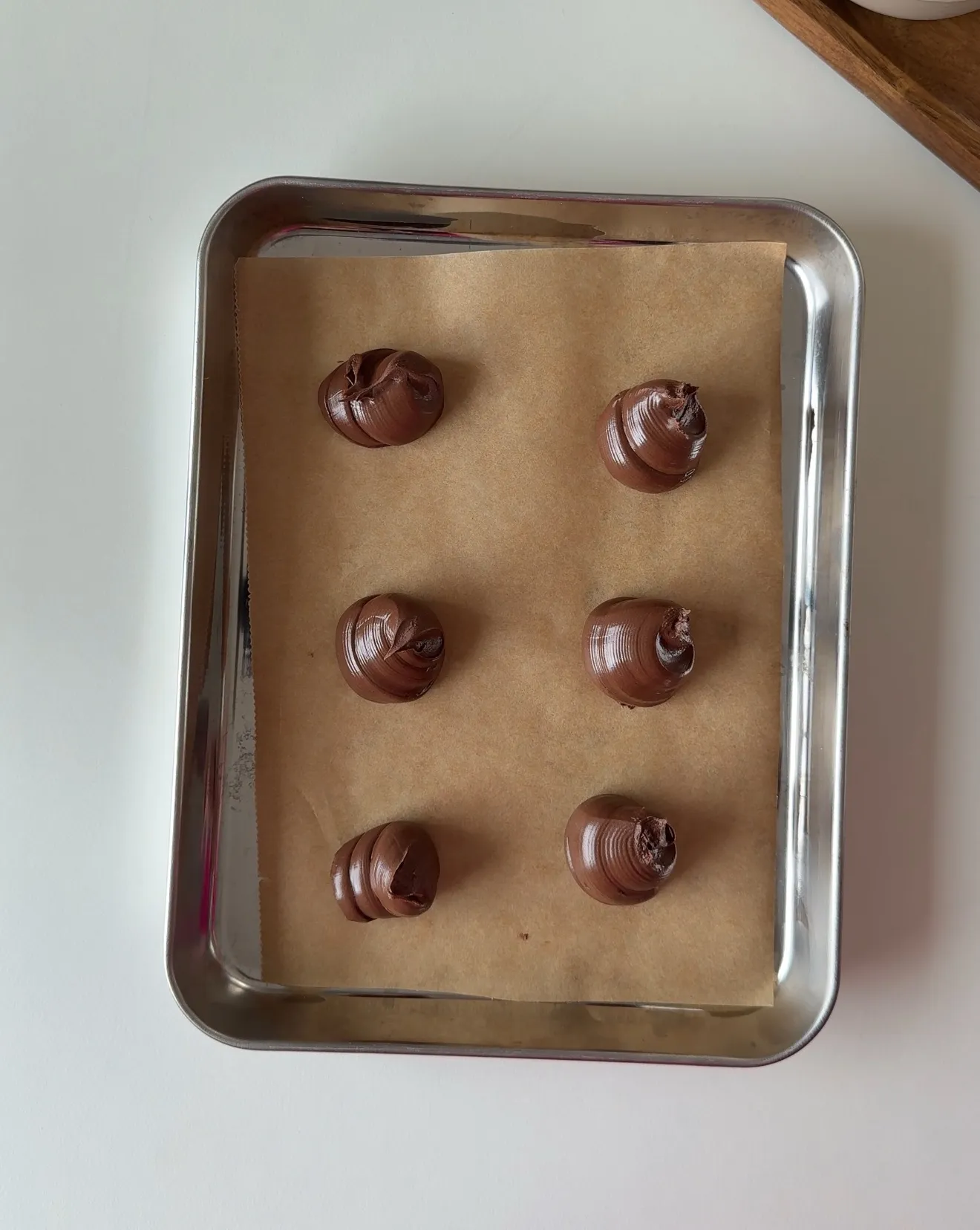 Nutella Stuffed Double Chocolate Cookies