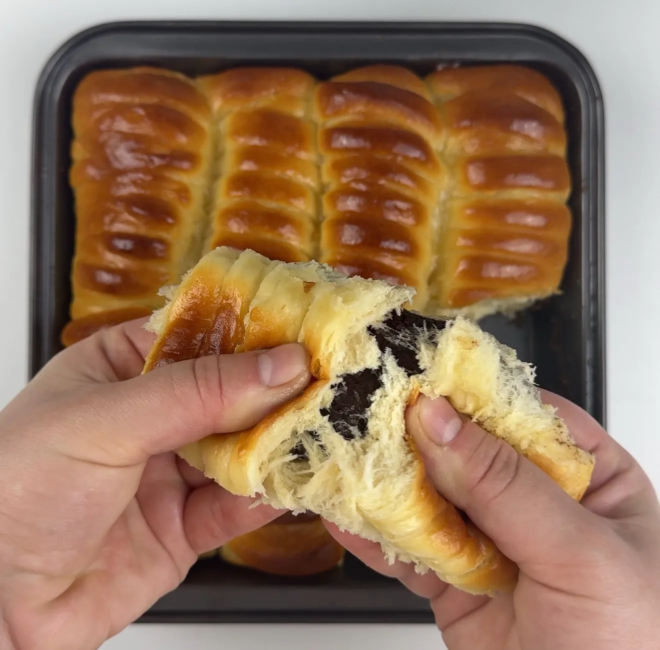 Chocolate-Nutella Filled Brioche 