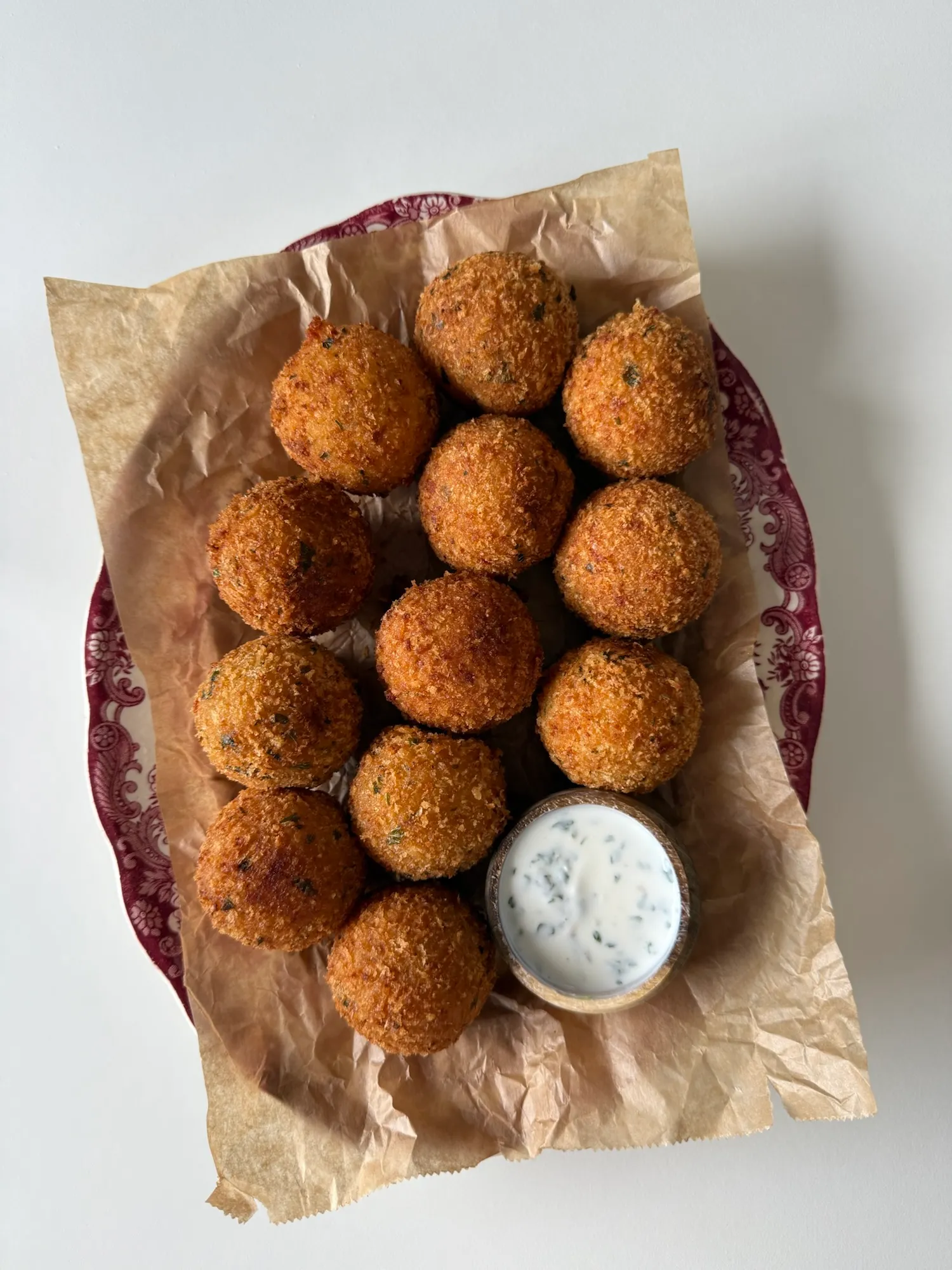 Crispy Cheese Stuffed Potato Balls