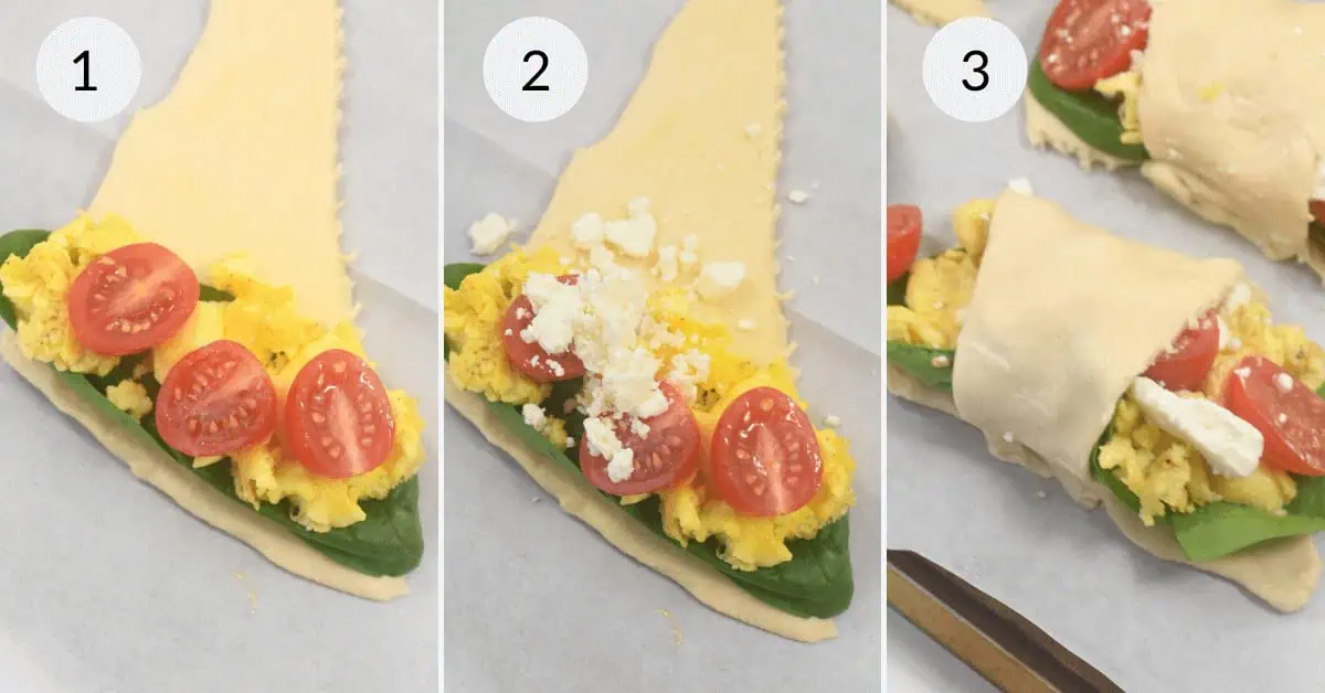 Breakfast Croissant Roll Ups