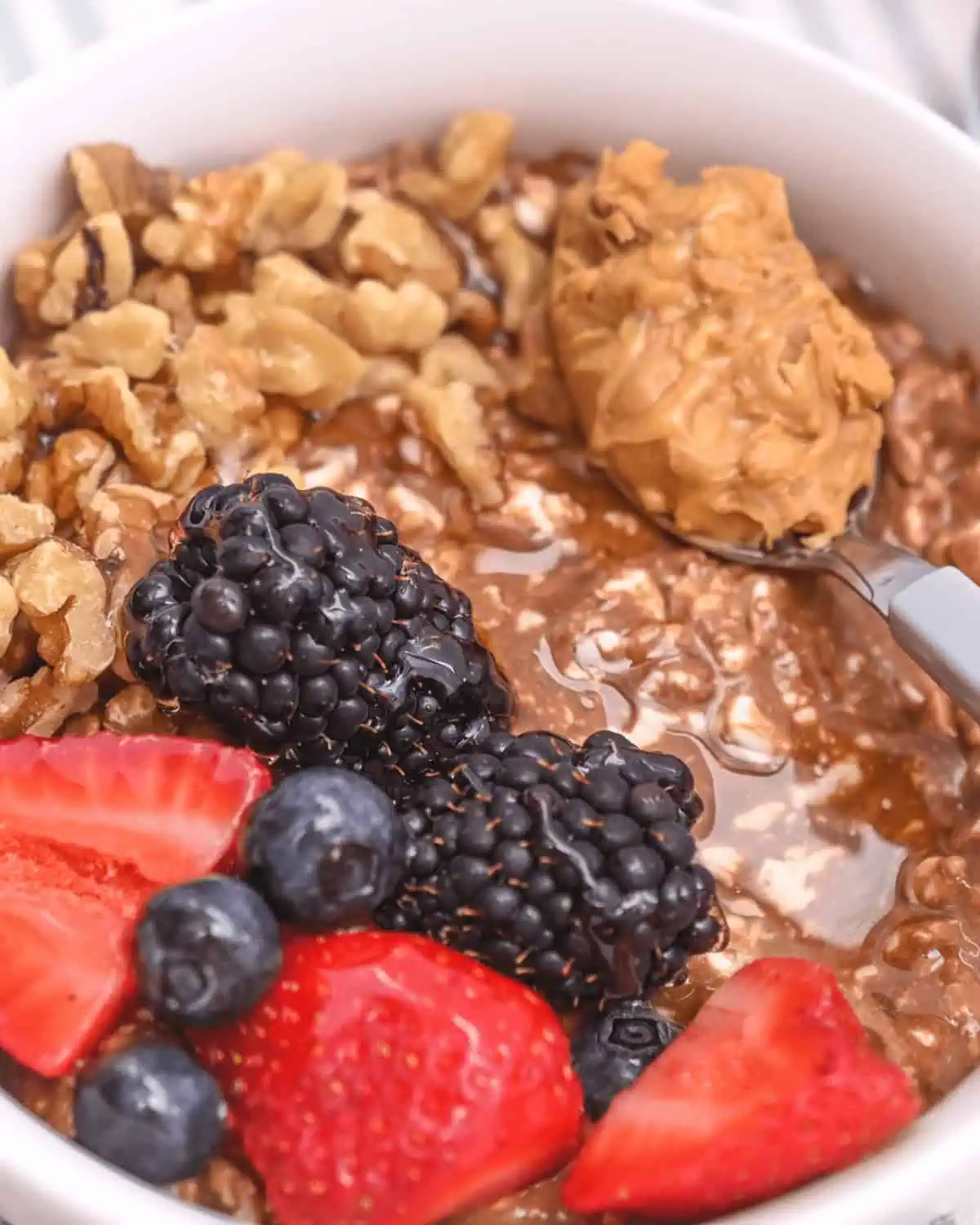 Chocolate Cottage Cheese Breakfast Bowl