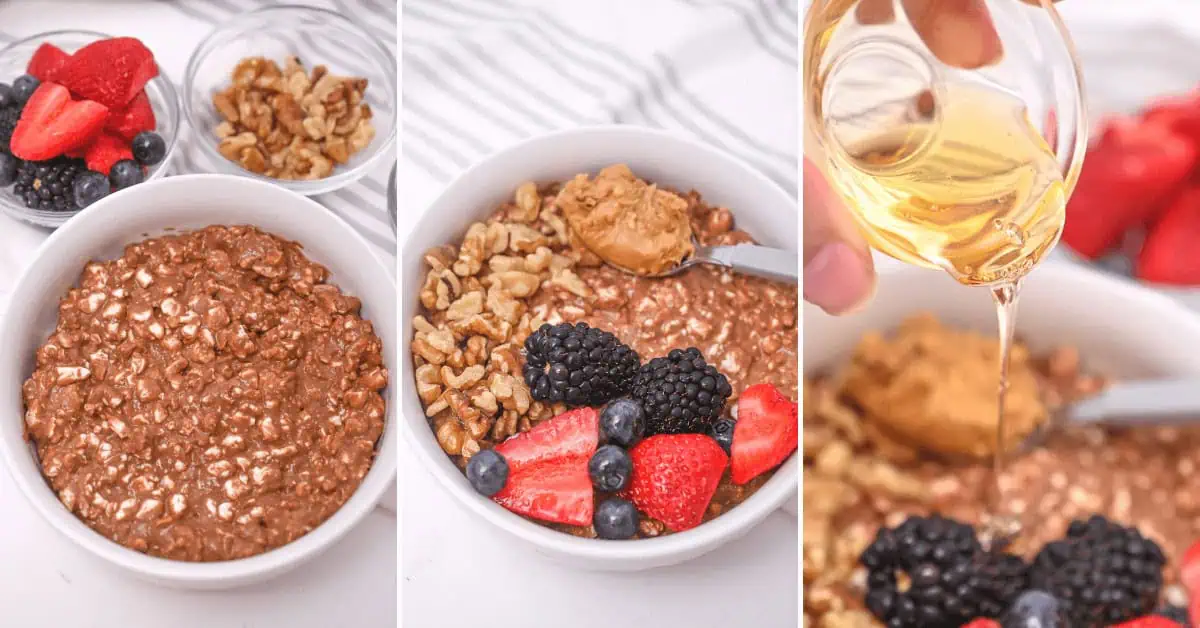 Chocolate Cottage Cheese Breakfast Bowl