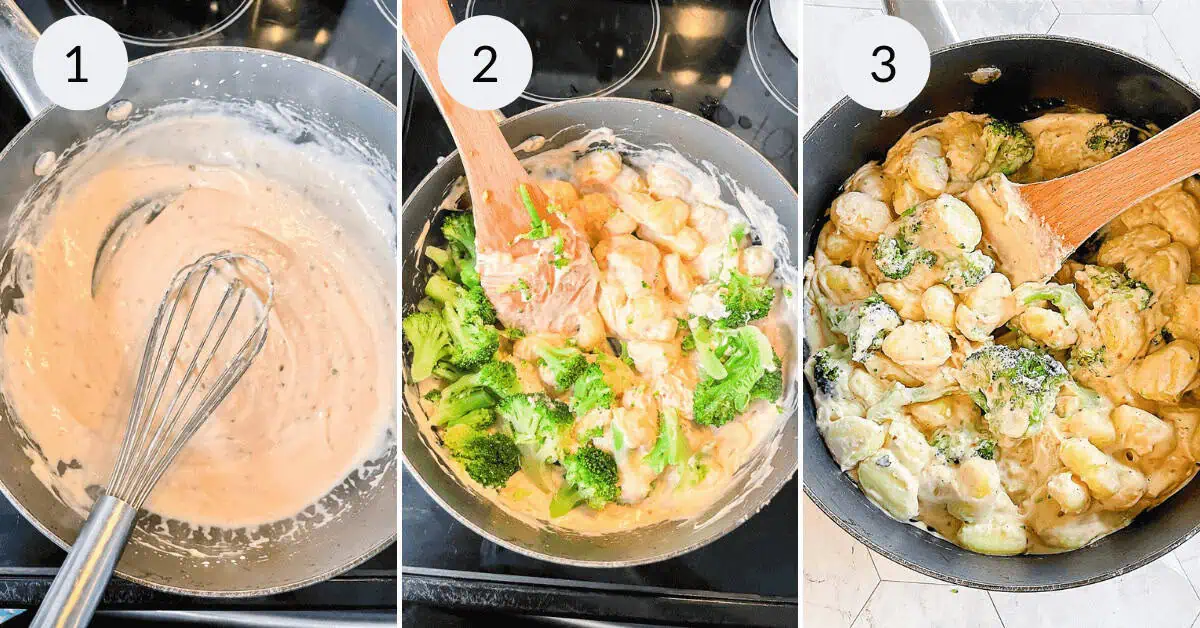 Creamy Gnocchi Alfredo with Broccoli