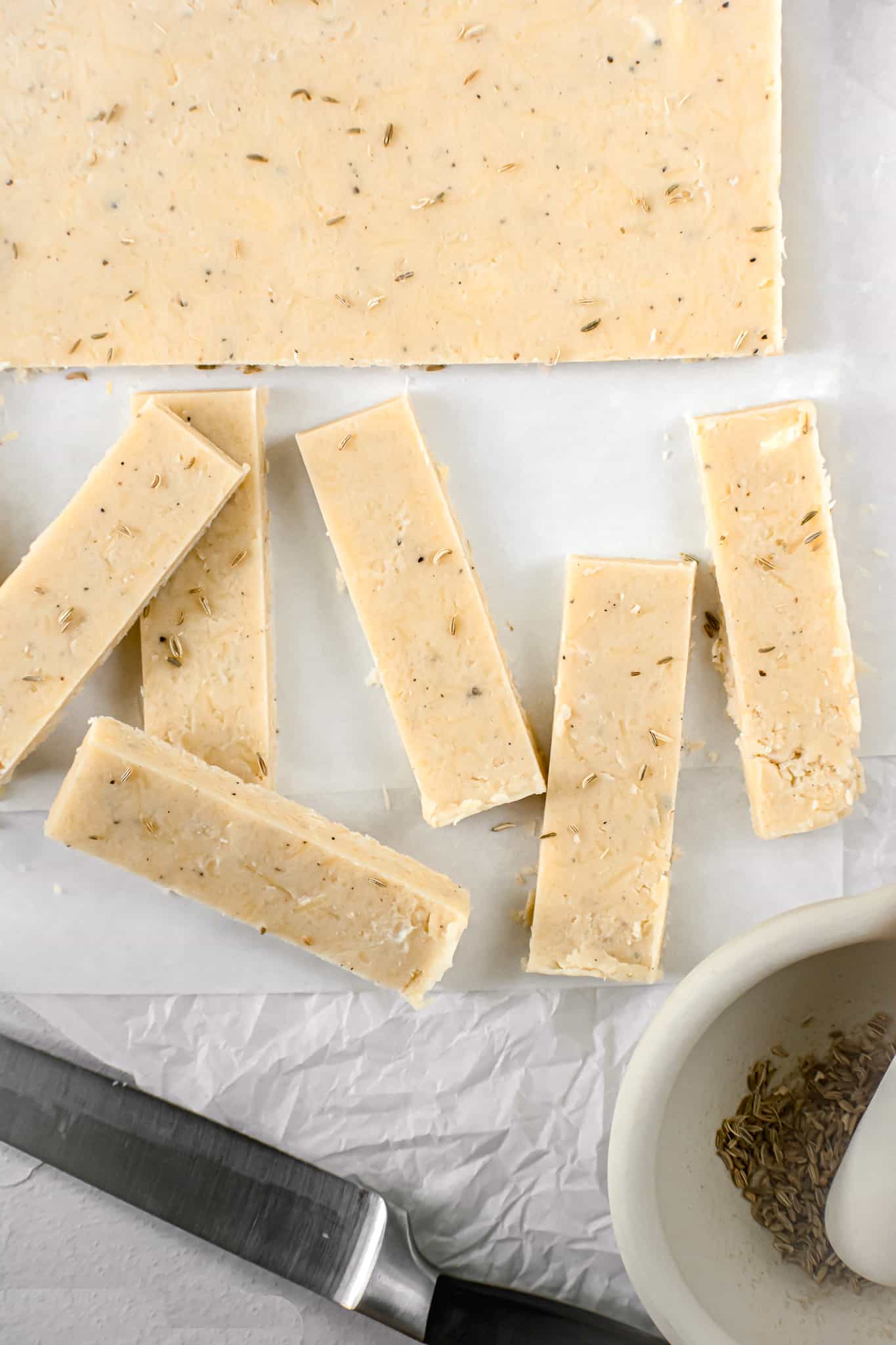 Parmesan Fennel Shortbread