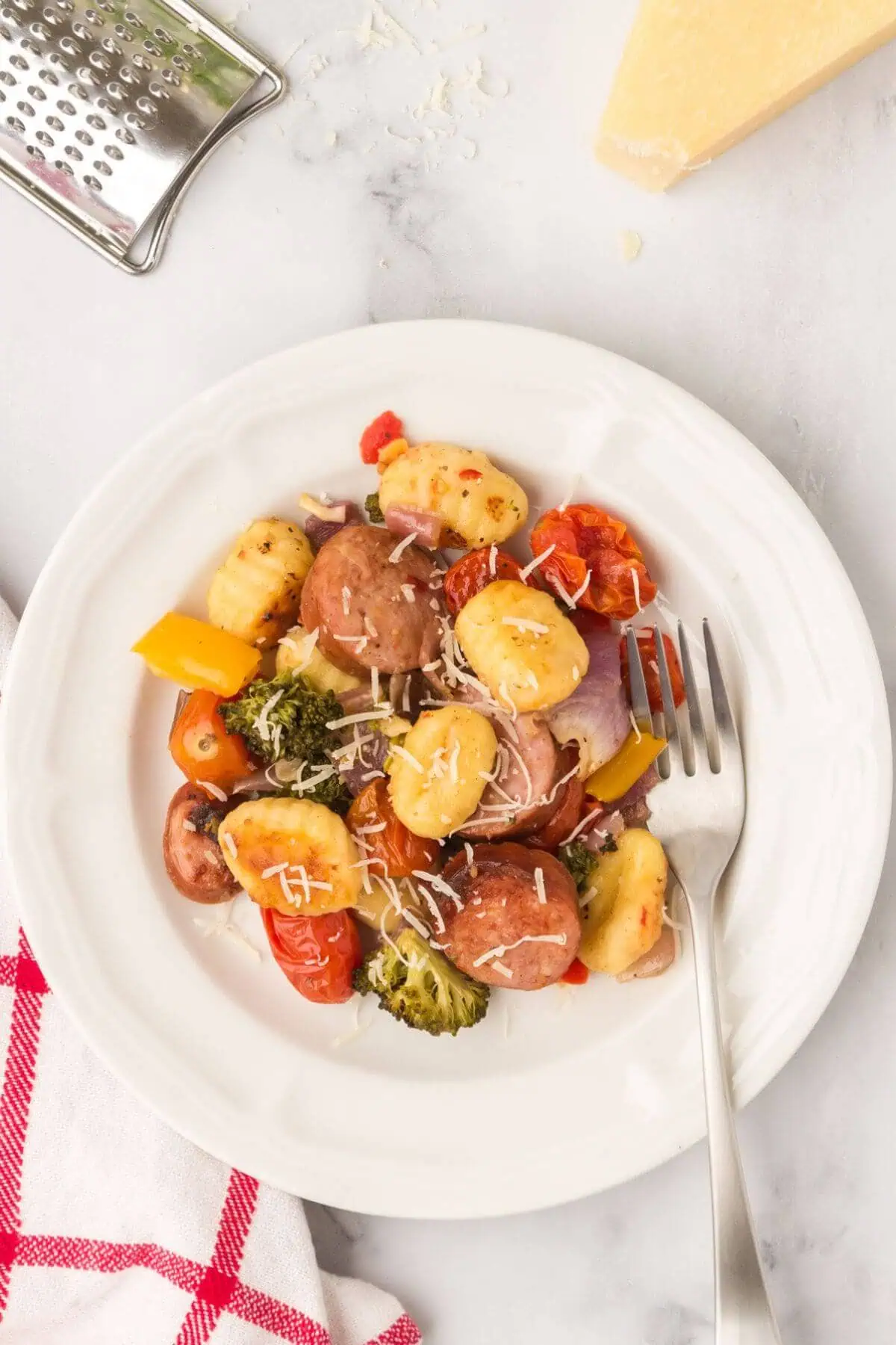 Italian Sausage with Gnocchi Sheet Pan Dinner