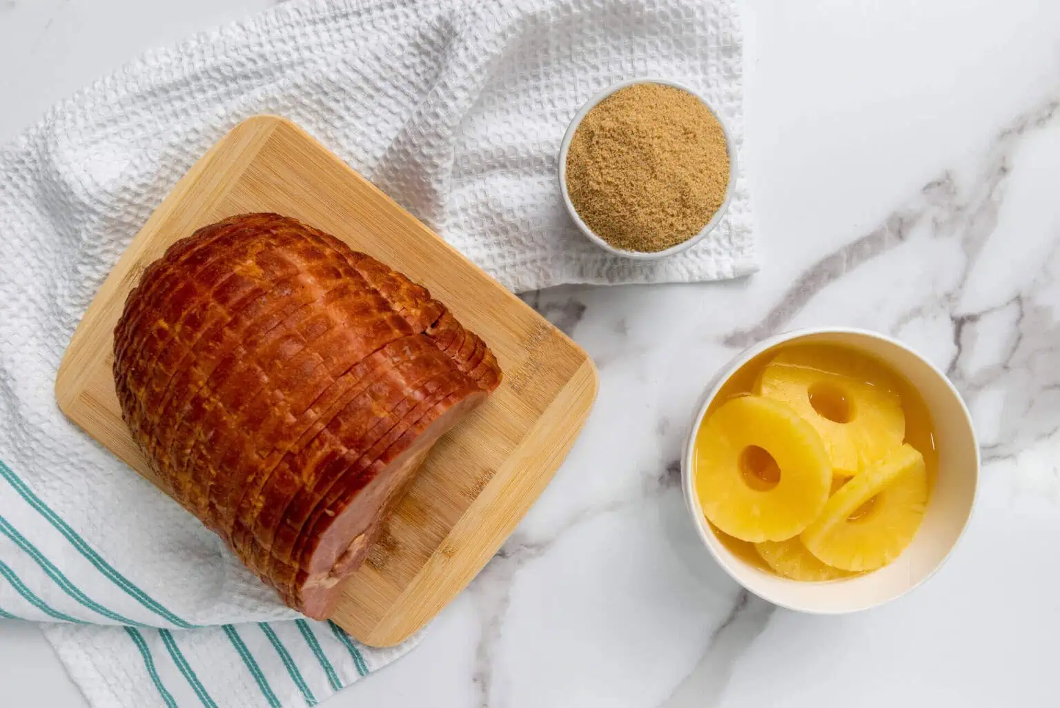 Instant Pot Ham with Pineapple and Brown Sugar