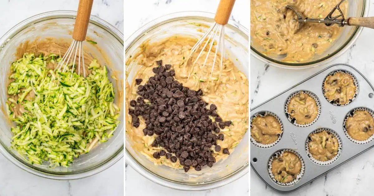 Zucchini Chocolate Chip Muffins