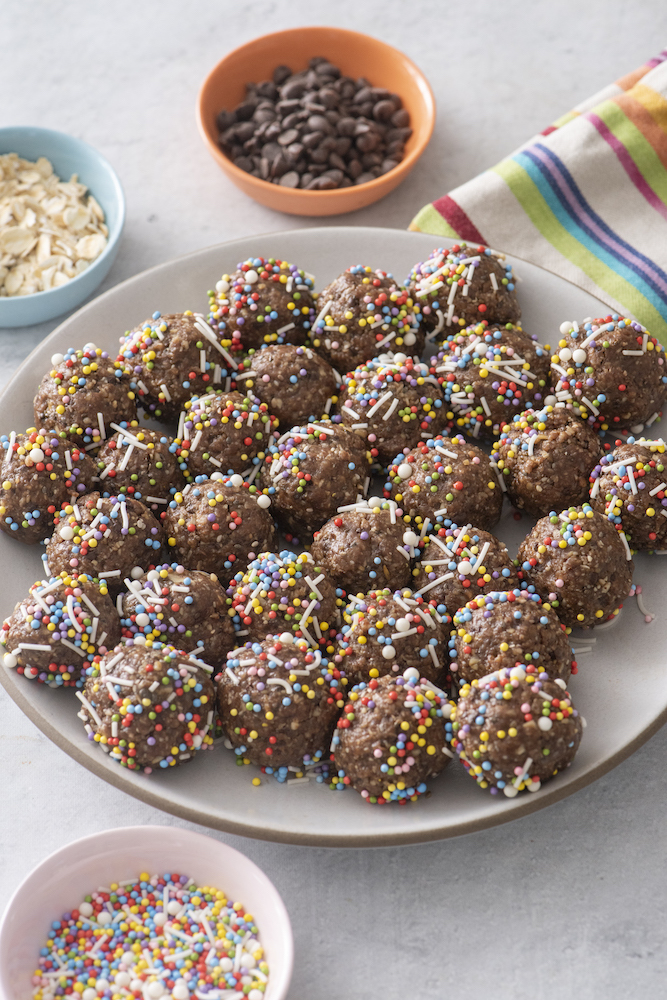 No Bake Cookie Dough Balls