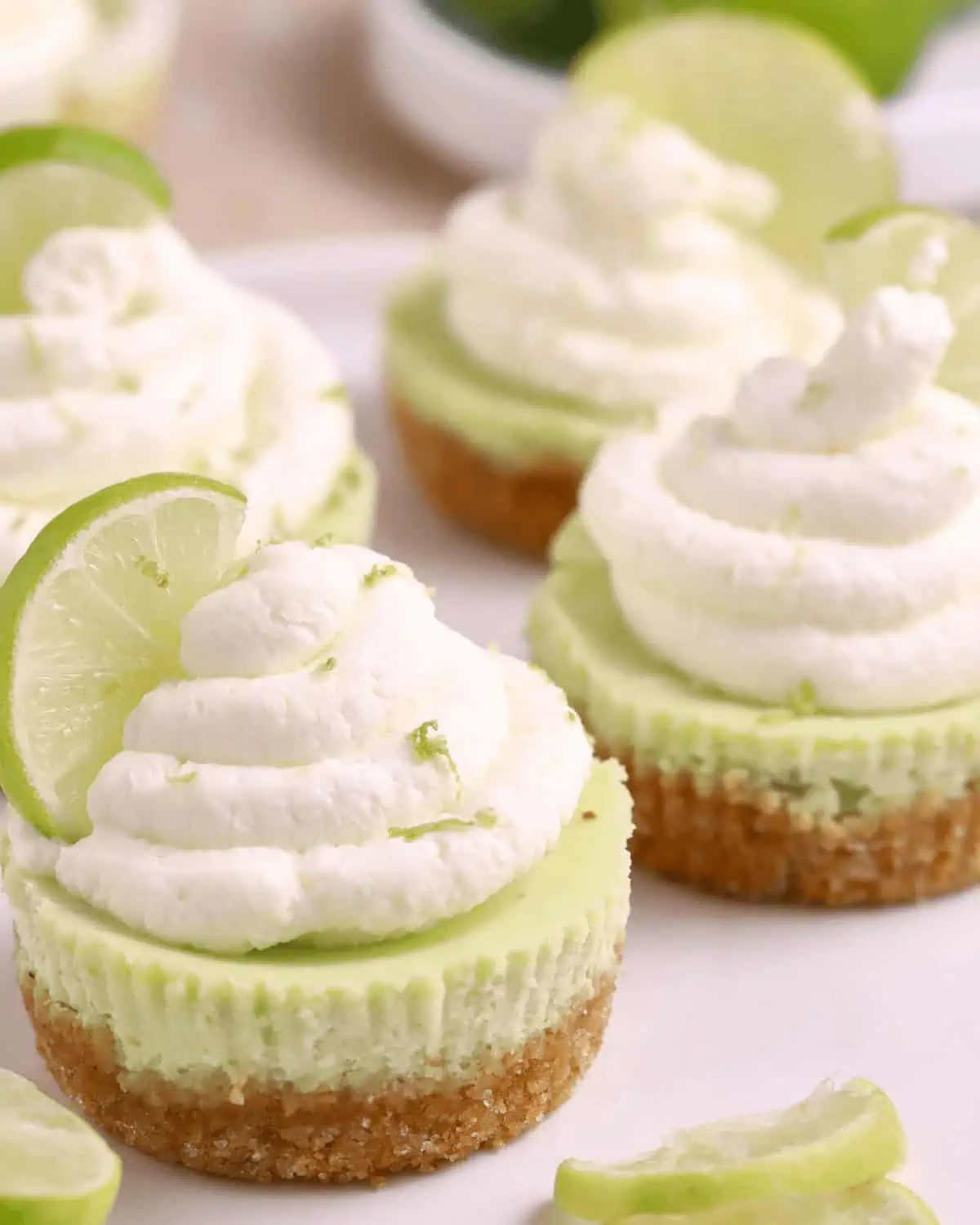 Mini Key Lime Cheesecake
