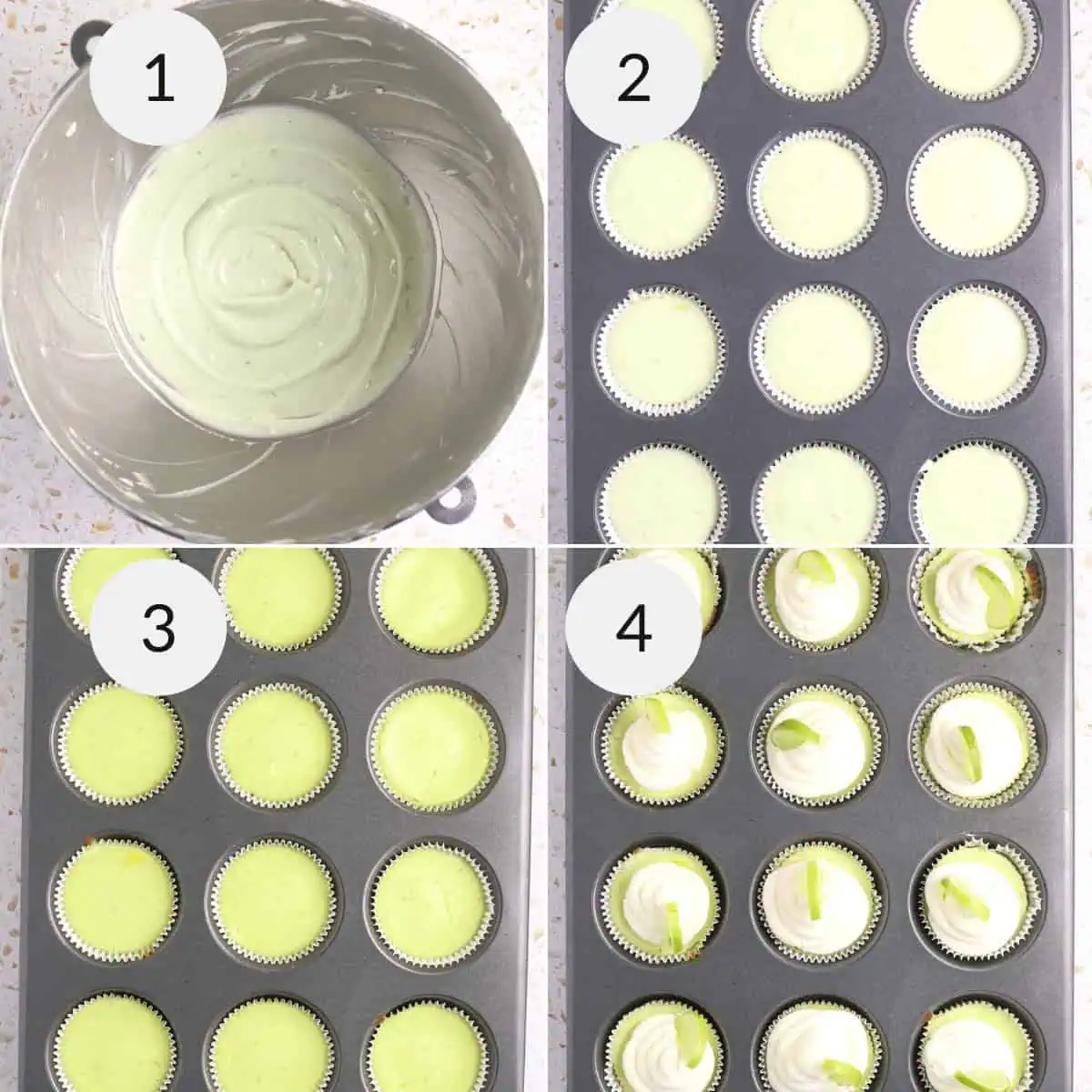 Mini Key Lime Cheesecake