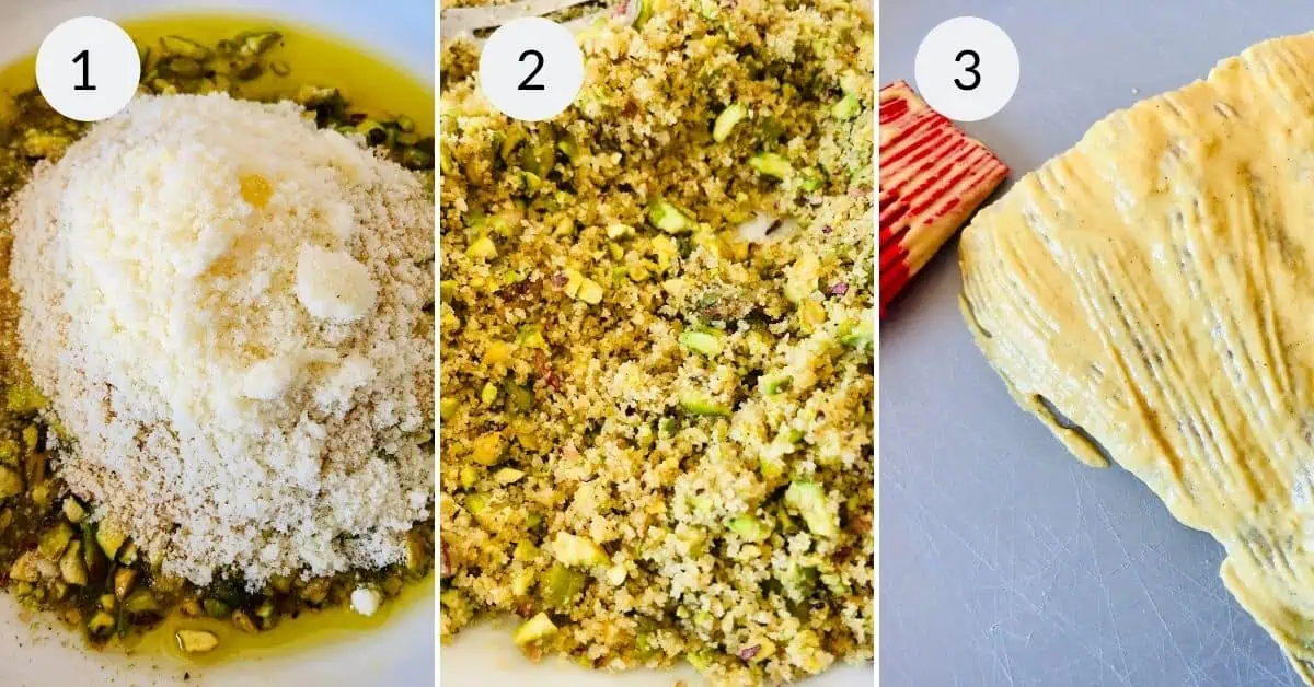 Air Fryer Halibut with Pistachio Crust