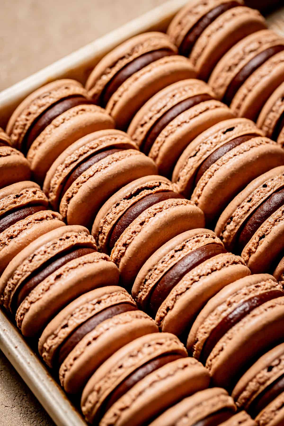 Double Chocolate Macarons