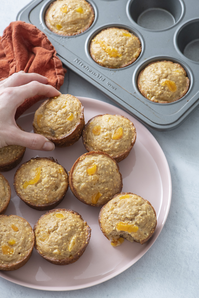Apricot Millet Muffins