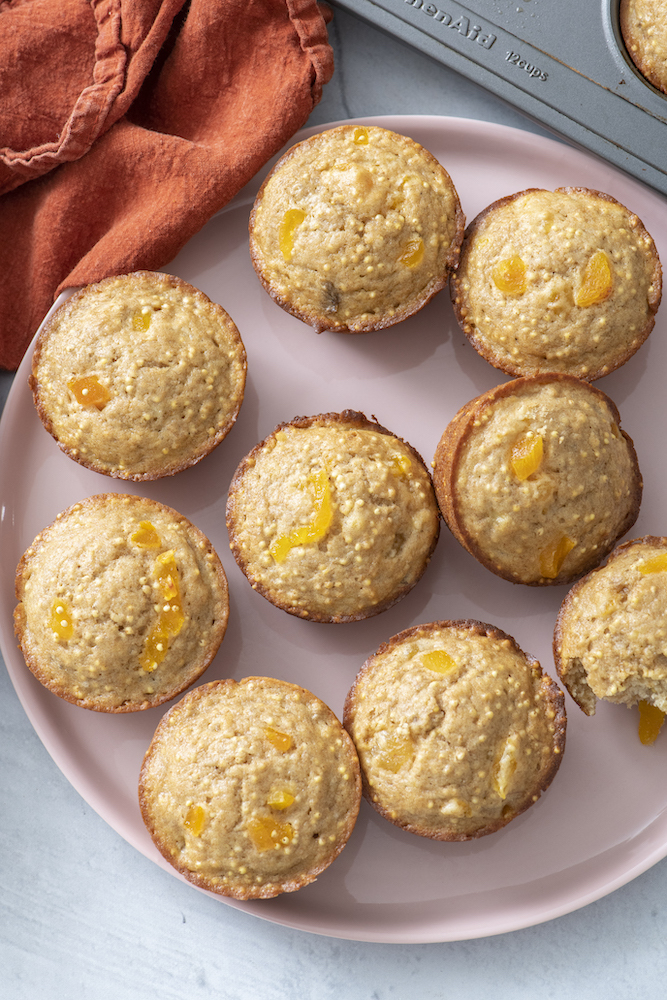Apricot Millet Muffins