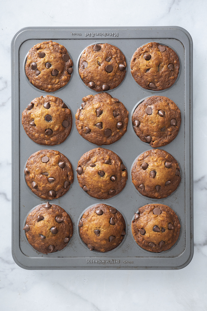 Chocolate Oat Muffins