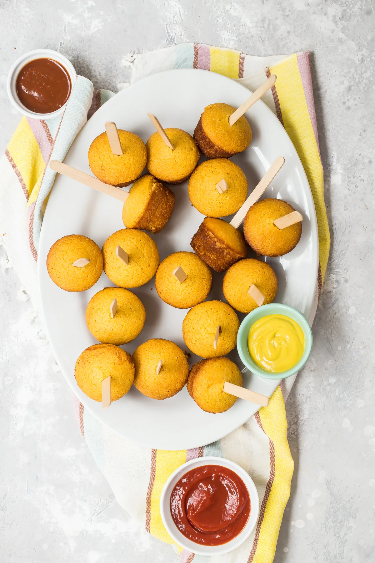 Corn Dog Muffin Bites