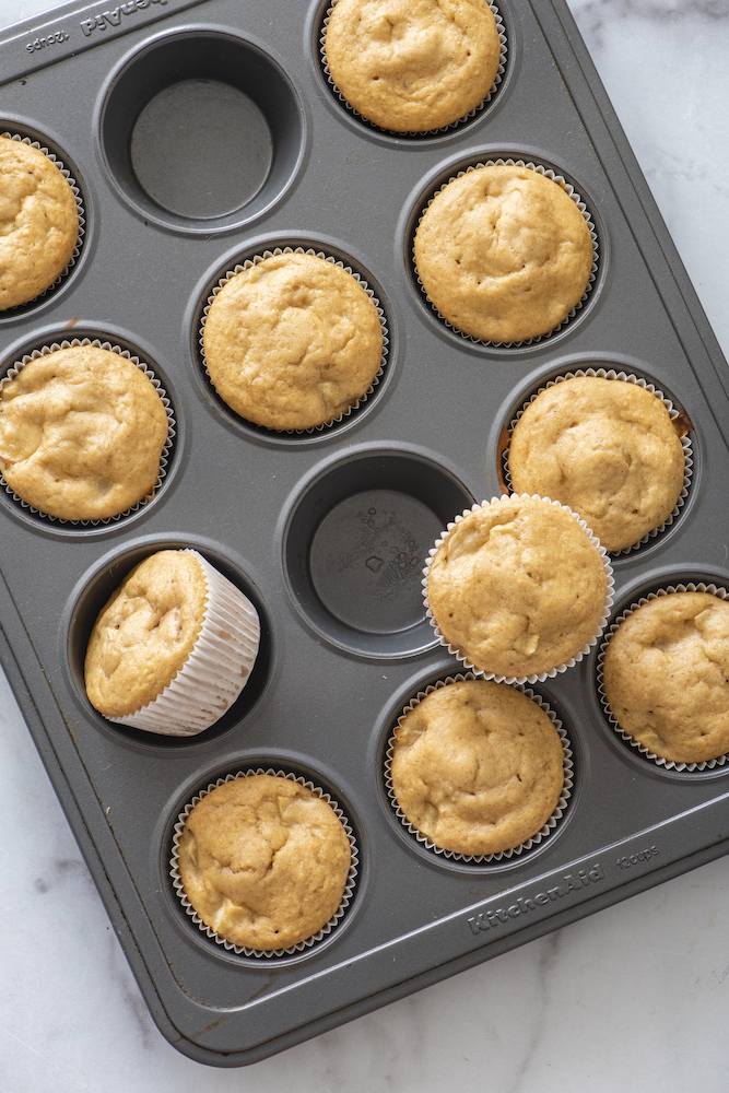 Apple Applesauce Muffins