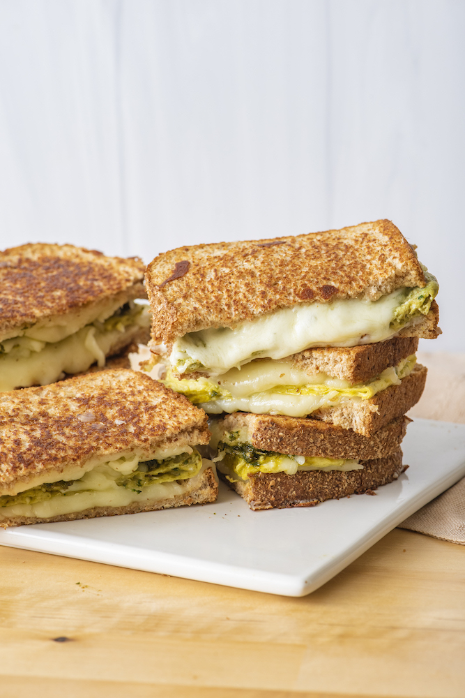 Egg Pesto Melt
