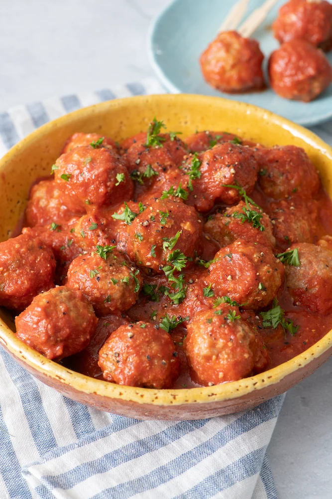Cheesy Meatballs
