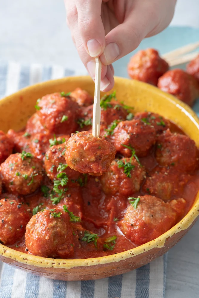Cheesy Meatballs
