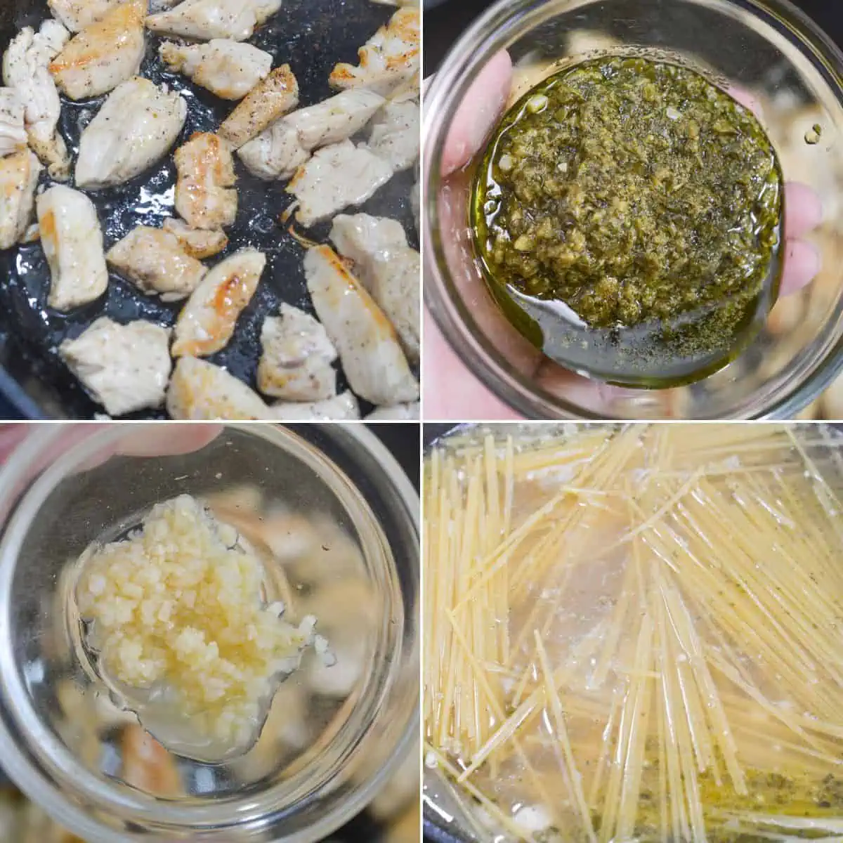 Creamy Chicken Pesto Pasta