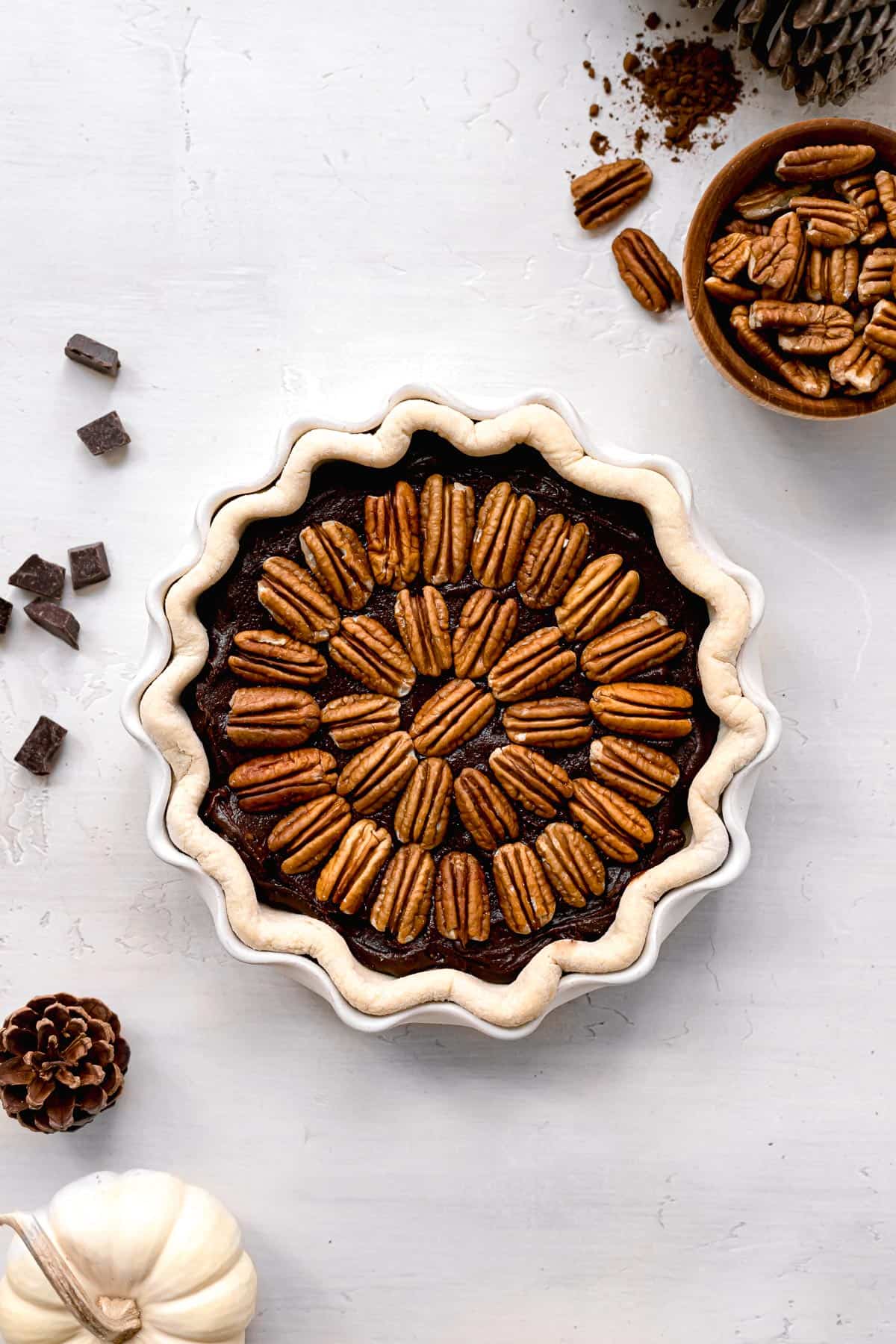 Pecan Brownie Pie