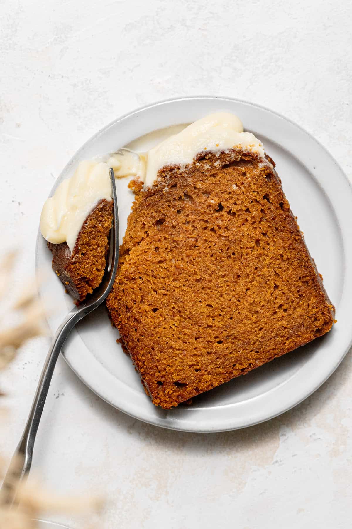 Pumpkin Bread with Cream Cheese Frosting
