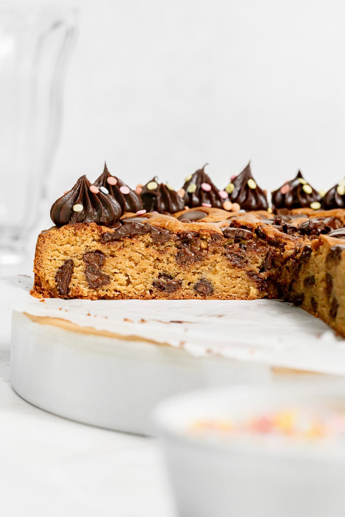 Brown Butter Chocolate Chip Cookie Cake